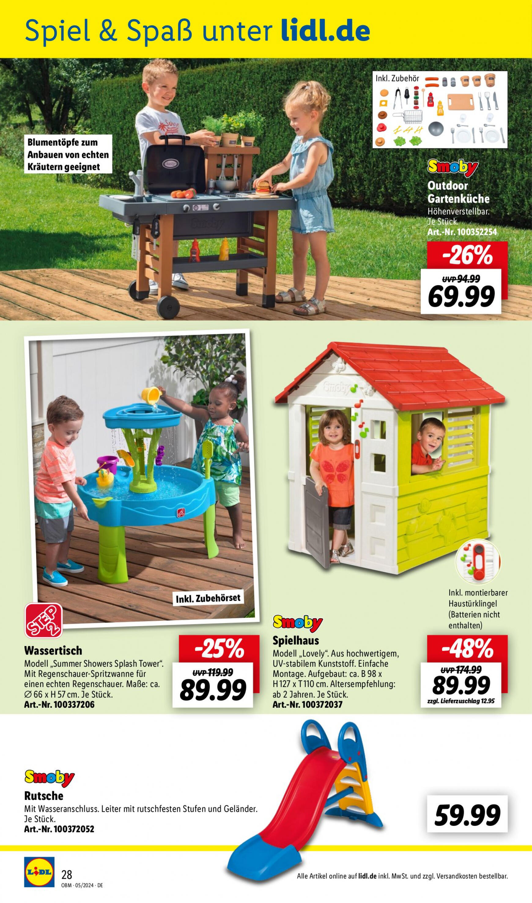lidl - Flyer Lidl - Aktuelle Onlineshop-Highlights aktuell 01.05. - 31.05. - page: 28