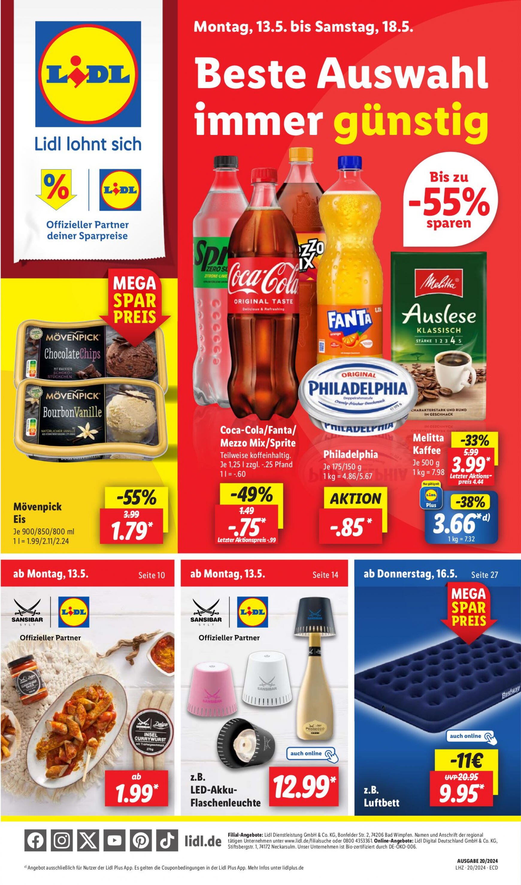 lidl - Flyer Lidl aktuell 13.05. - 18.05. - page: 1