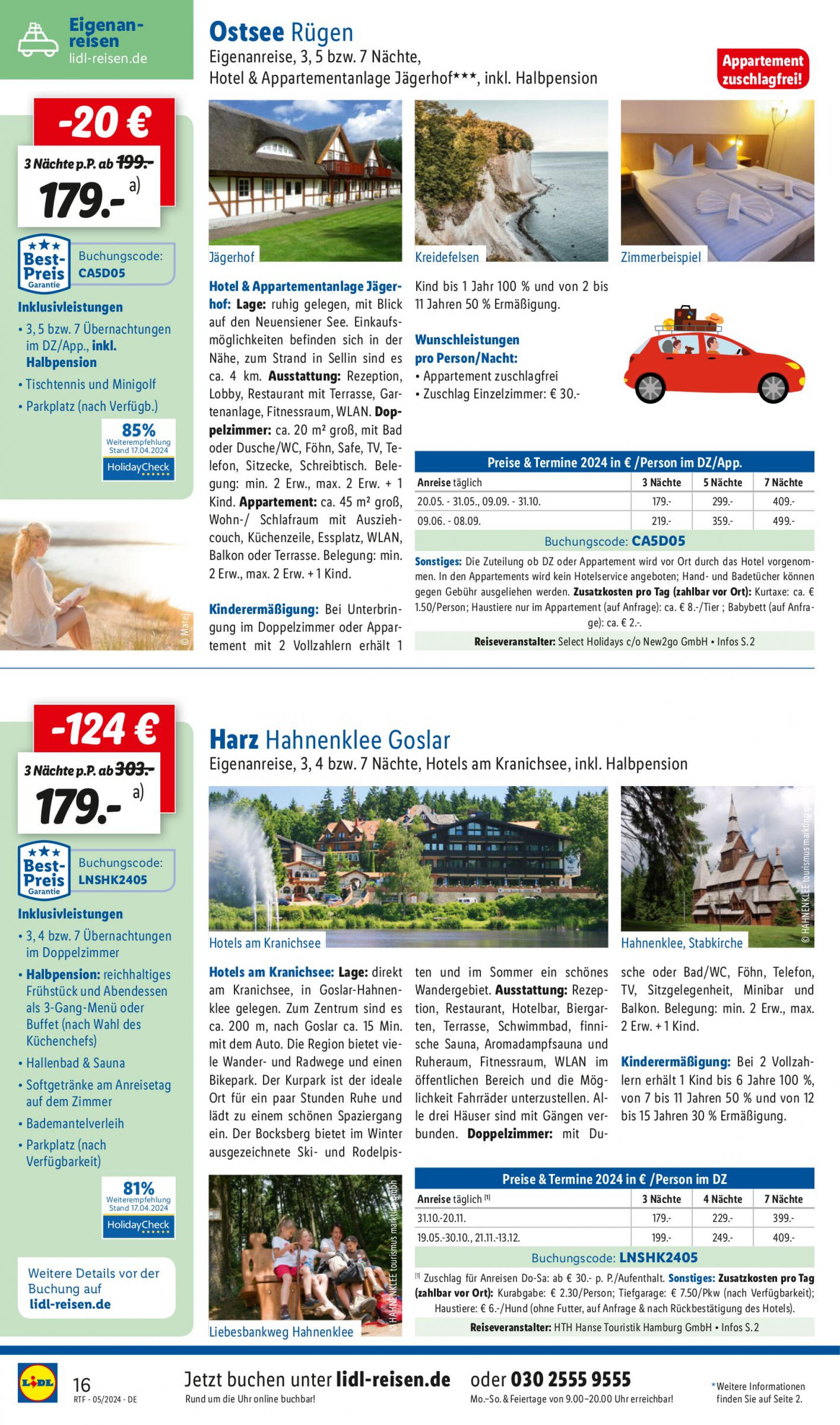 lidl - Flyer Lidl-reisen.de aktuell 15.05. - 15.06. - page: 16
