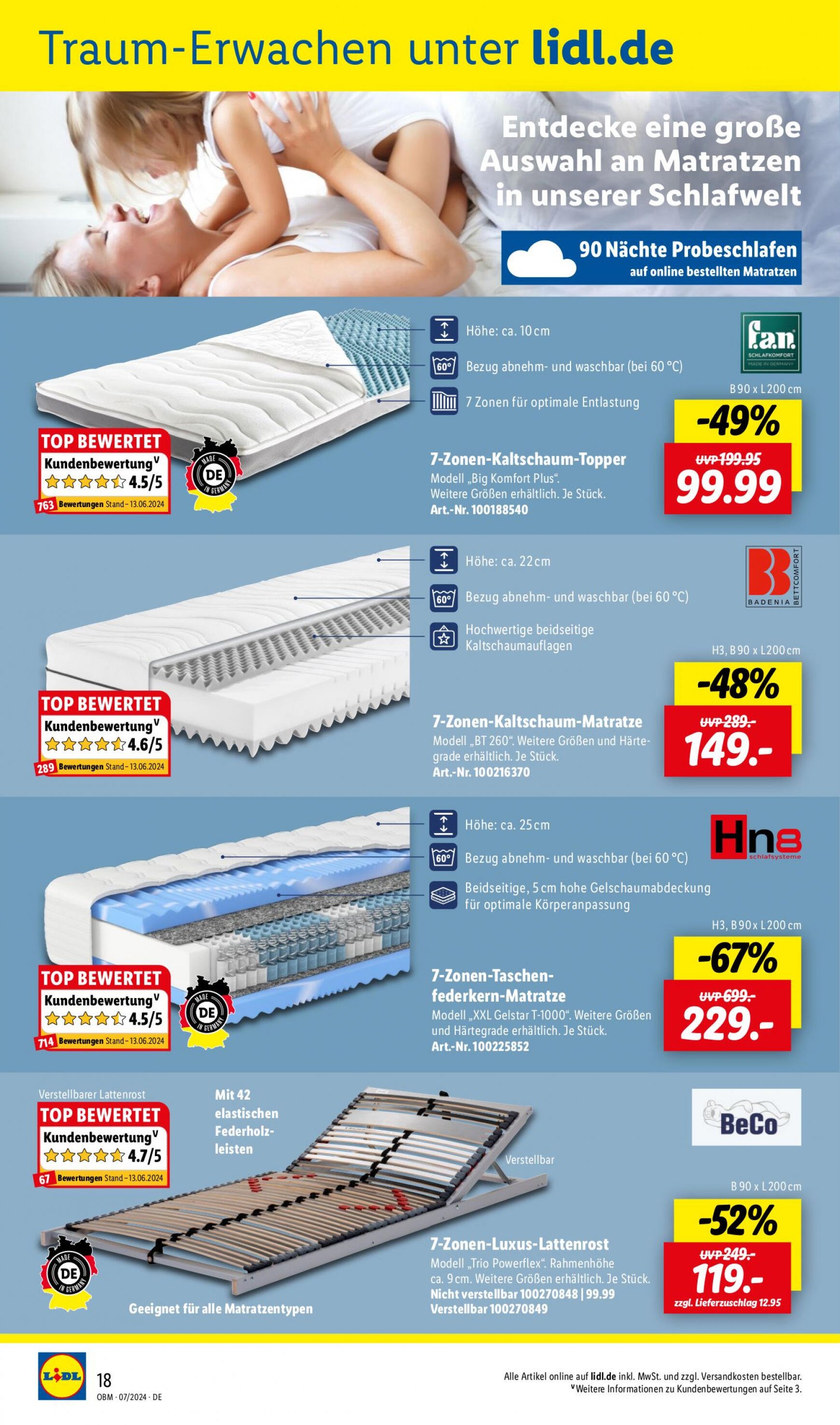 lidl - Flyer Lidl - Onlineshop-Highlights aktuell 01.07. - 31.07. - page: 18