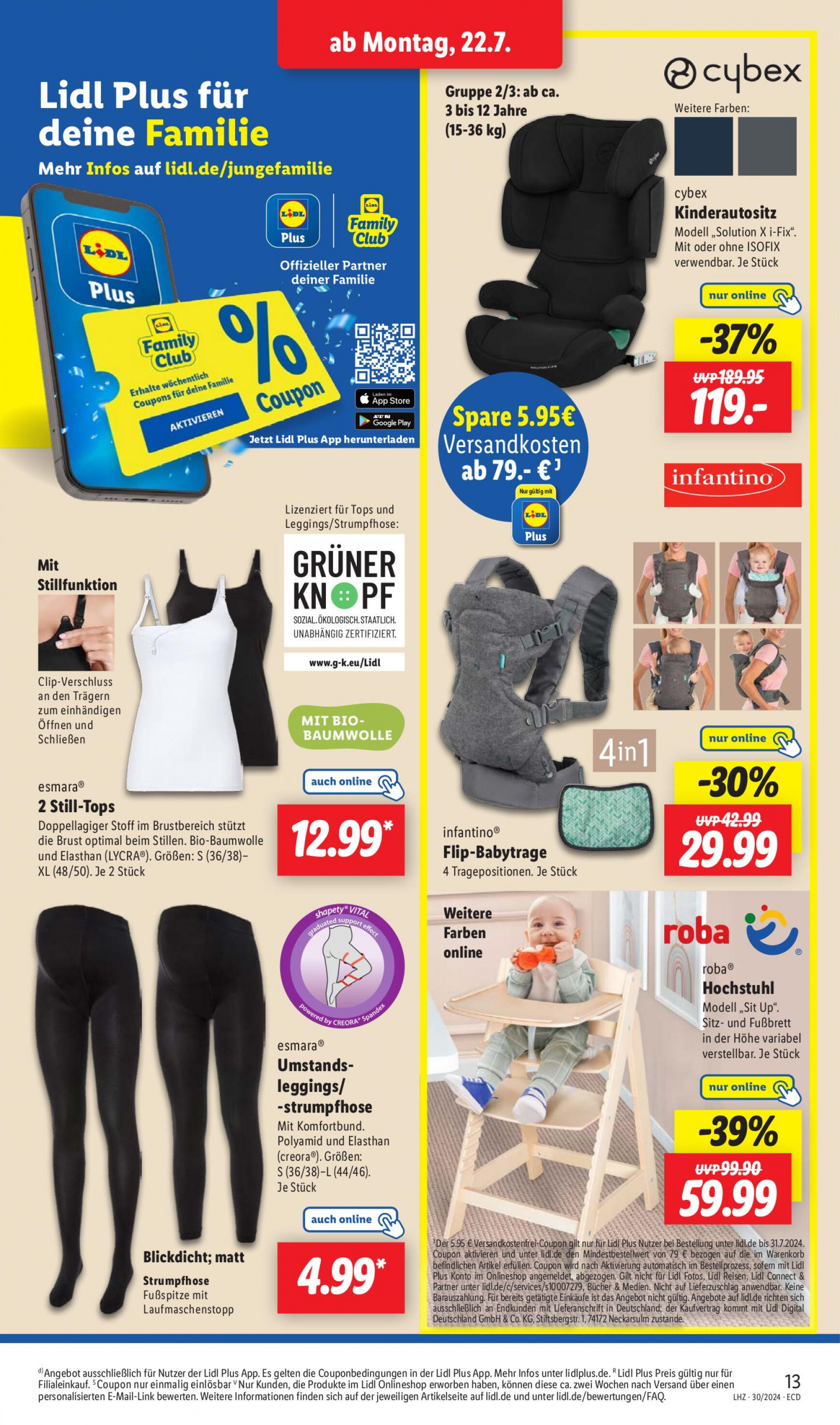 lidl - Flyer Lidl - Liebling der Familien aktuell 22.07. - 27.07. - page: 21