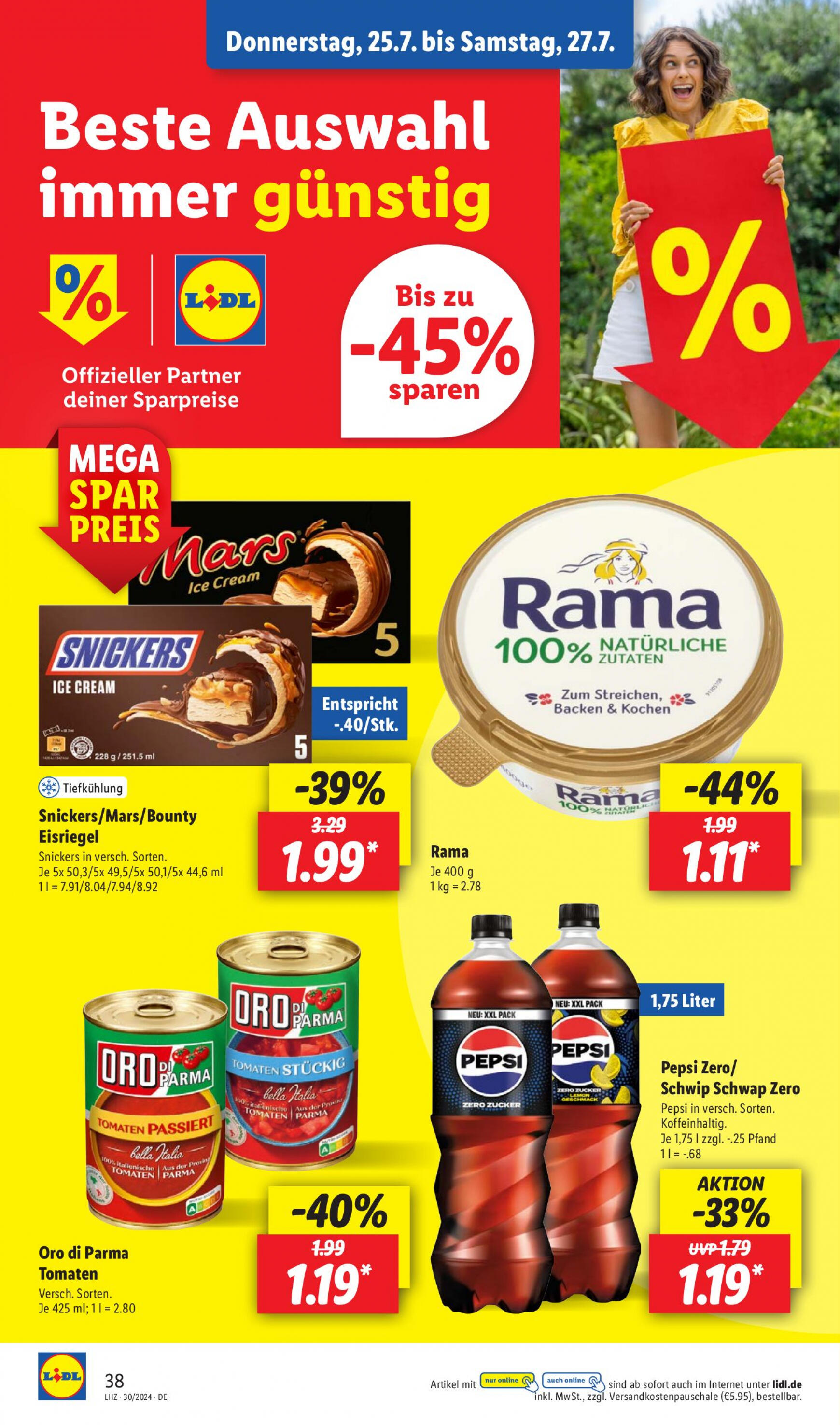 lidl - Flyer Lidl - Liebling der Familien aktuell 22.07. - 27.07. - page: 50