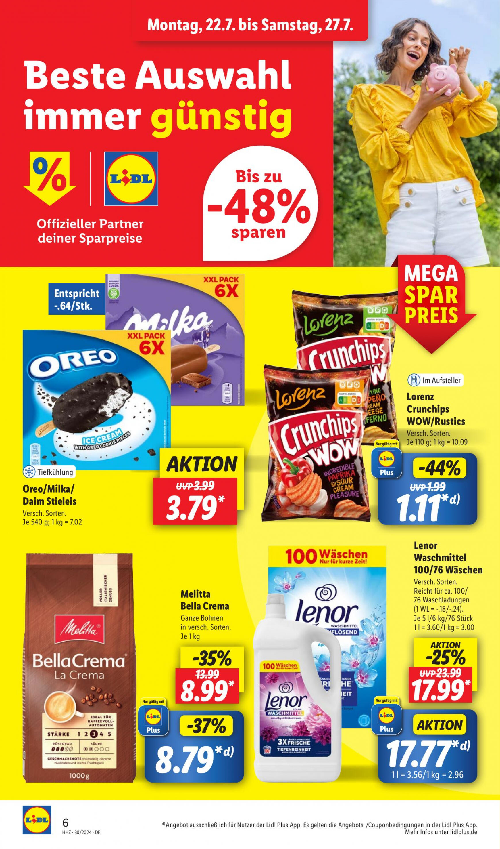 lidl - Flyer Lidl - Liebling der Familien aktuell 22.07. - 27.07. - page: 10