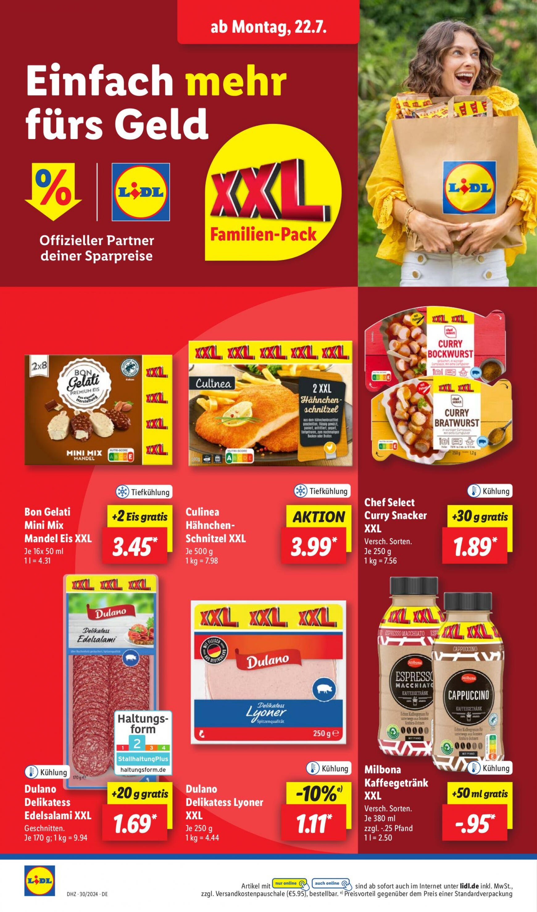 lidl - Flyer Lidl - Liebling der Familien aktuell 22.07. - 27.07. - page: 14