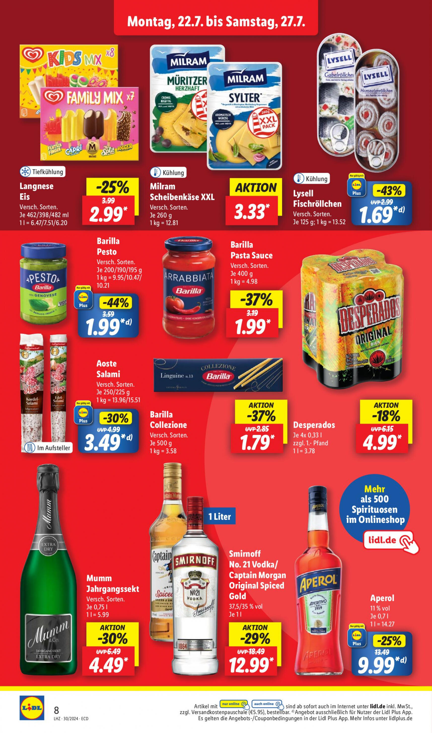 lidl - Flyer Lidl - Liebling der Familien aktuell 22.07. - 27.07. - page: 12