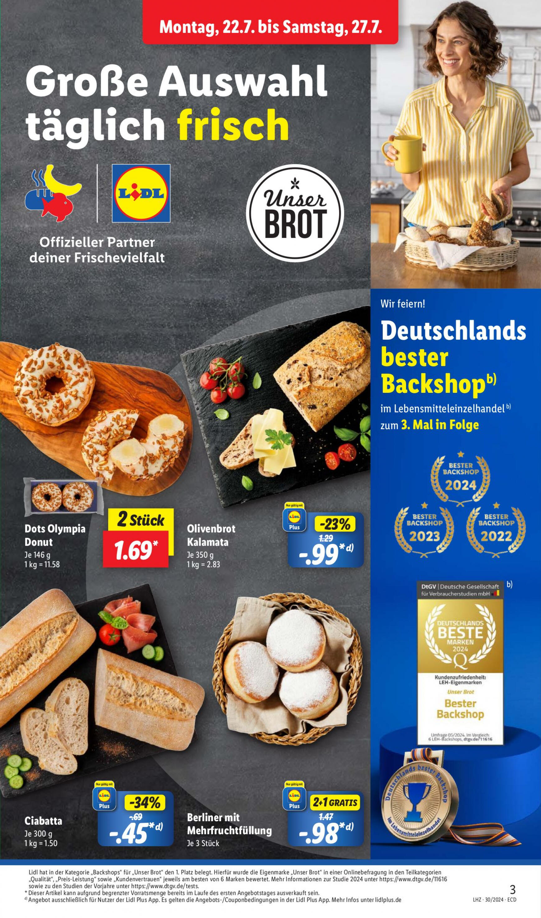 lidl - Flyer Lidl - Liebling der Familien aktuell 22.07. - 27.07. - page: 3