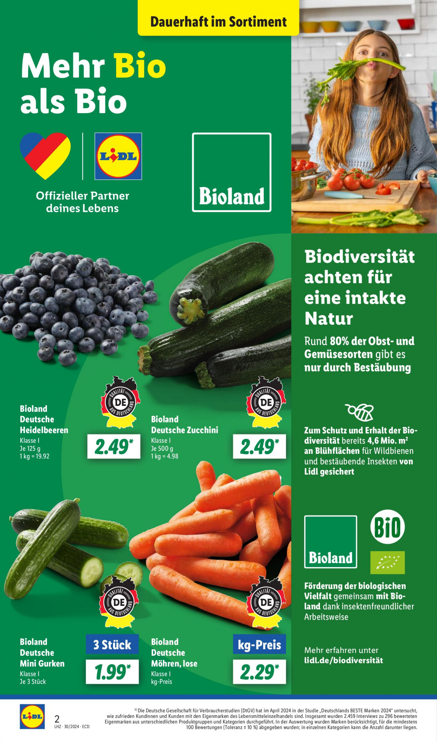 lidl - Flyer Lidl - Liebling der Familien aktuell 22.07. - 27.07. - page: 2