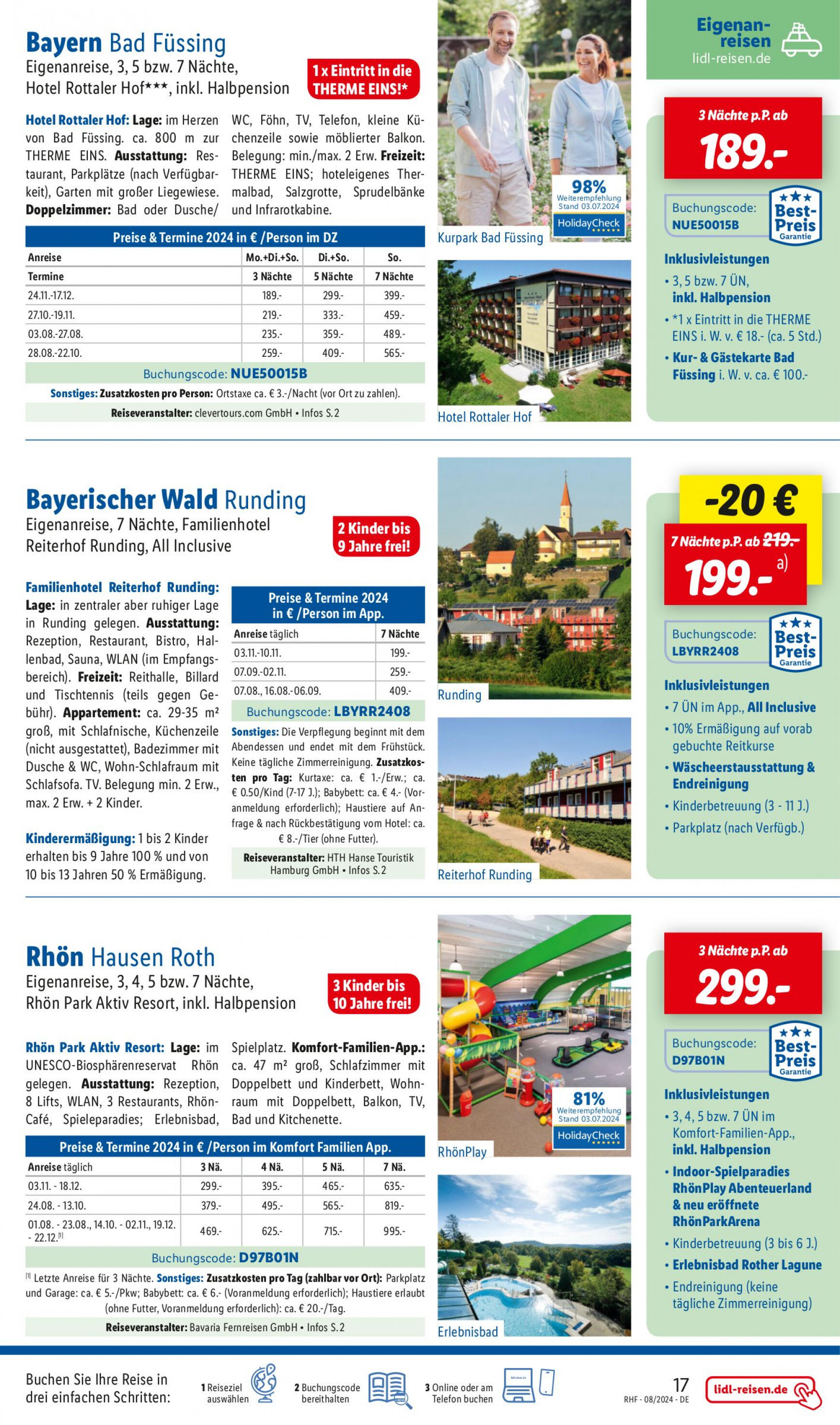 lidl - Flyer Lidl-reisen.de aktuell 31.07. - 31.08. - page: 17