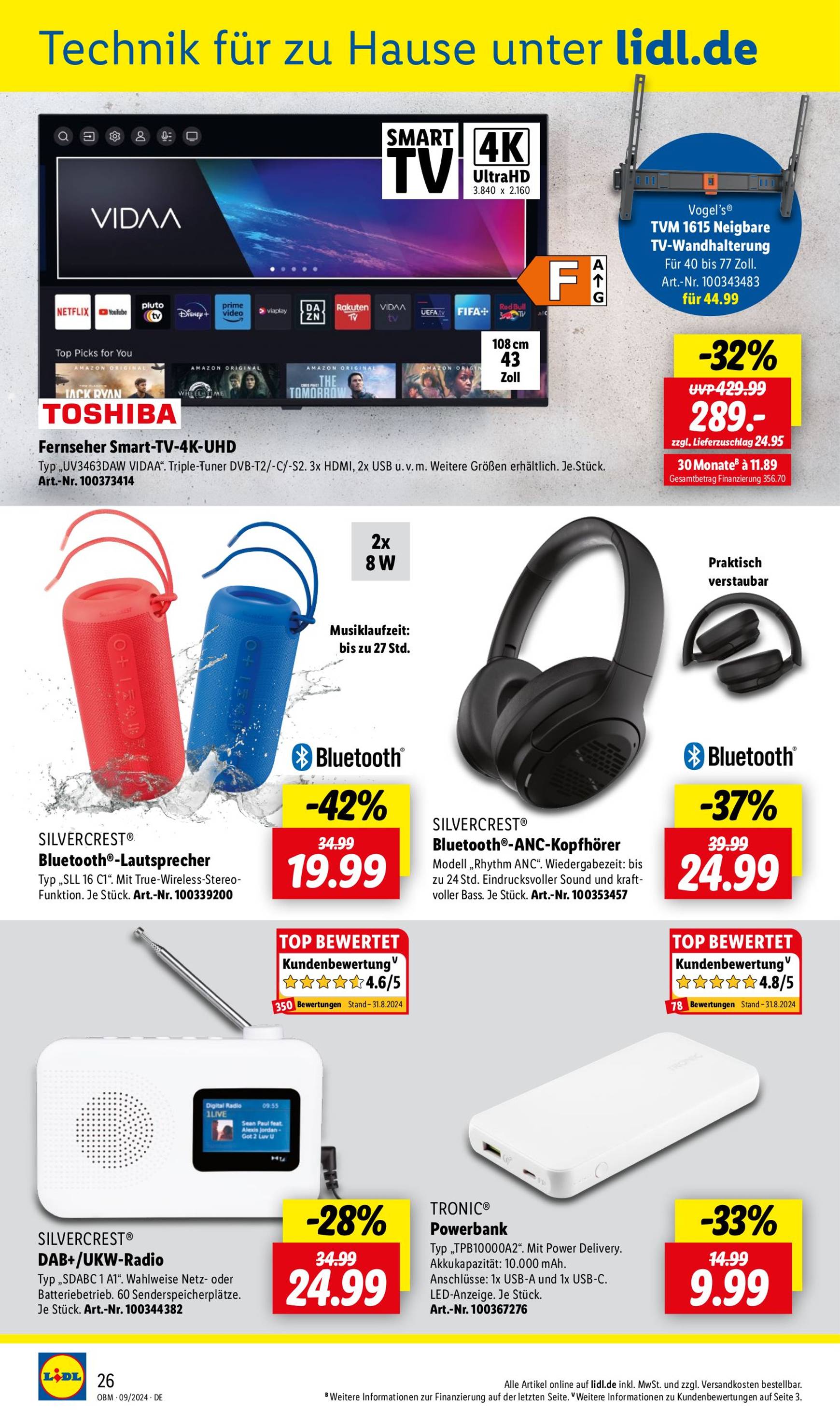 lidl - Lidl.de-Prospekt gültig ab 01.09. - 30.09. - page: 26