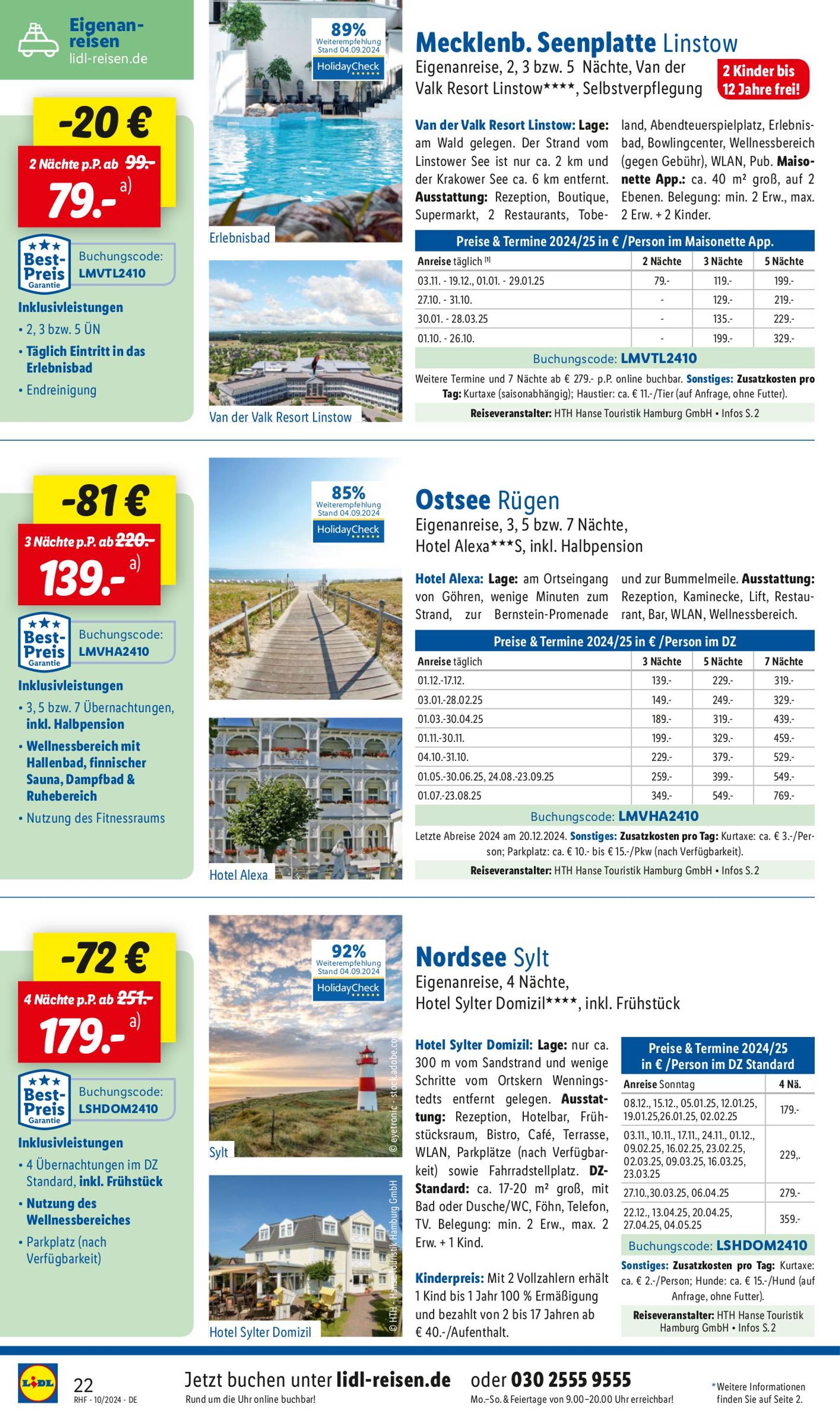 lidl - Lidl-reisen.de-Prospekt gültig ab 28.09. - 12.10. - page: 22