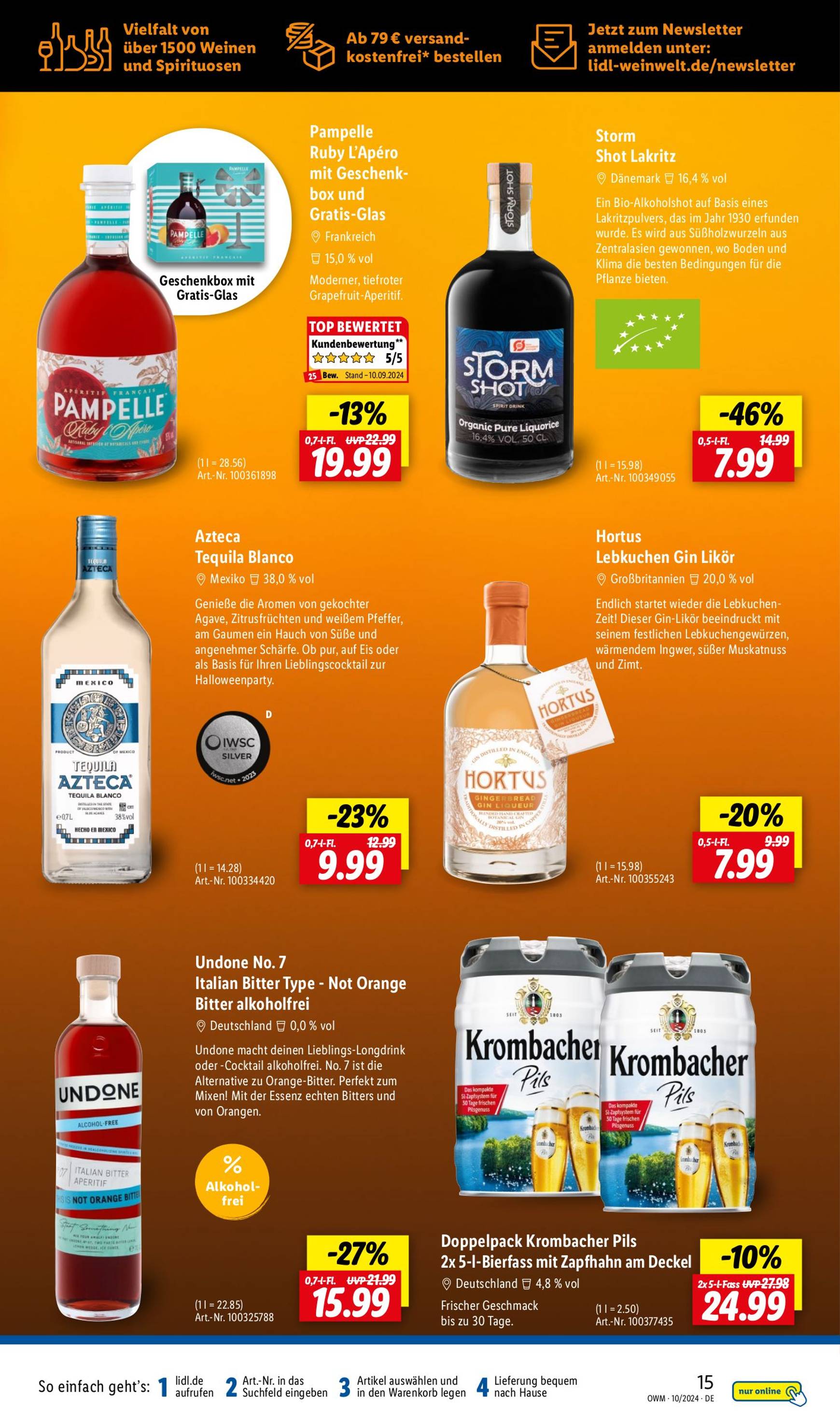 lidl - Lidl - Highlights in der Weinwelt-Prospekt gültig ab 01.10. - 31.10. - page: 15