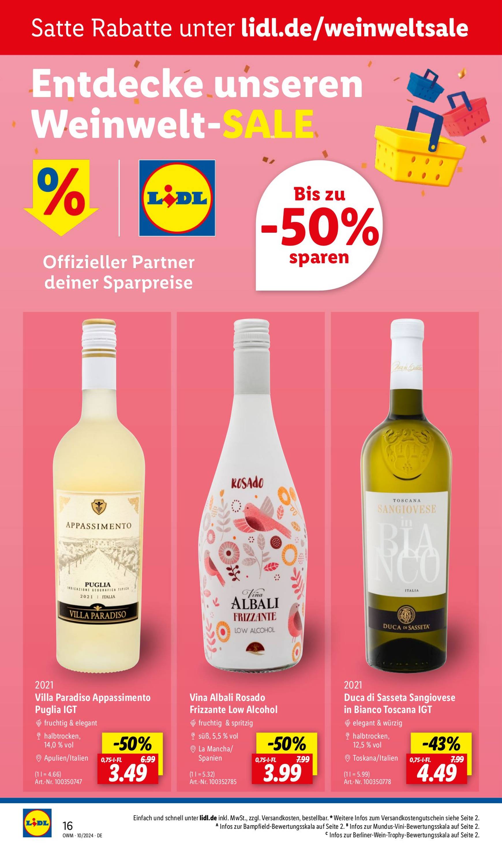 lidl - Lidl - Highlights in der Weinwelt-Prospekt gültig ab 01.10. - 31.10. - page: 16