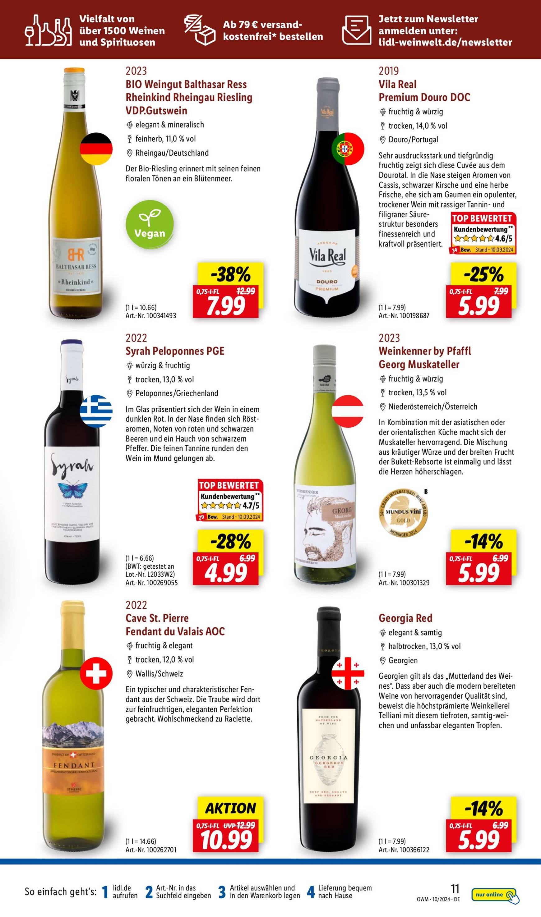 lidl - Lidl - Highlights in der Weinwelt-Prospekt gültig ab 01.10. - 31.10. - page: 11