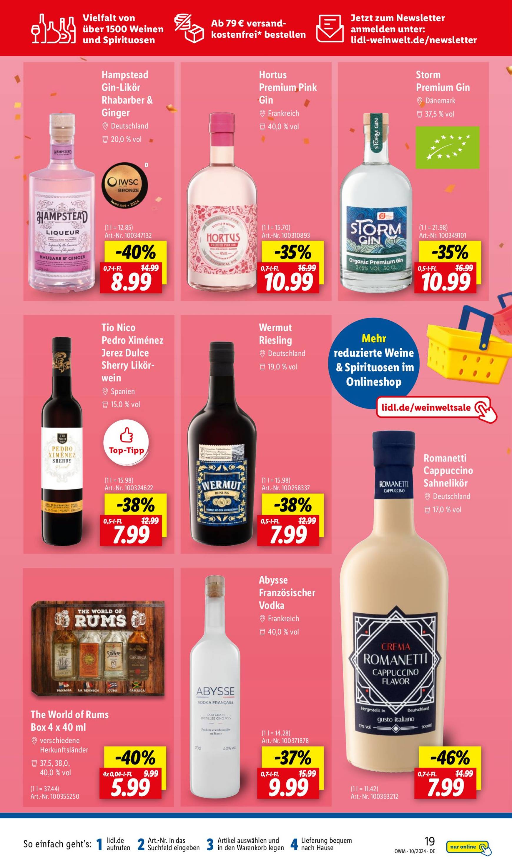 lidl - Lidl - Highlights in der Weinwelt-Prospekt gültig ab 01.10. - 31.10. - page: 19