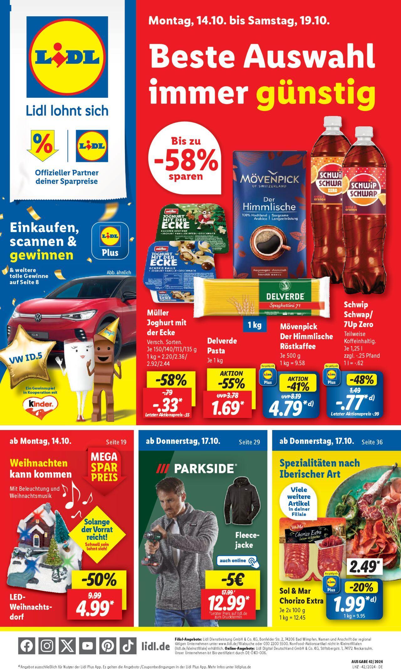 lidl - Lidl Prospekt 14.10.2024 - 19.10.2024