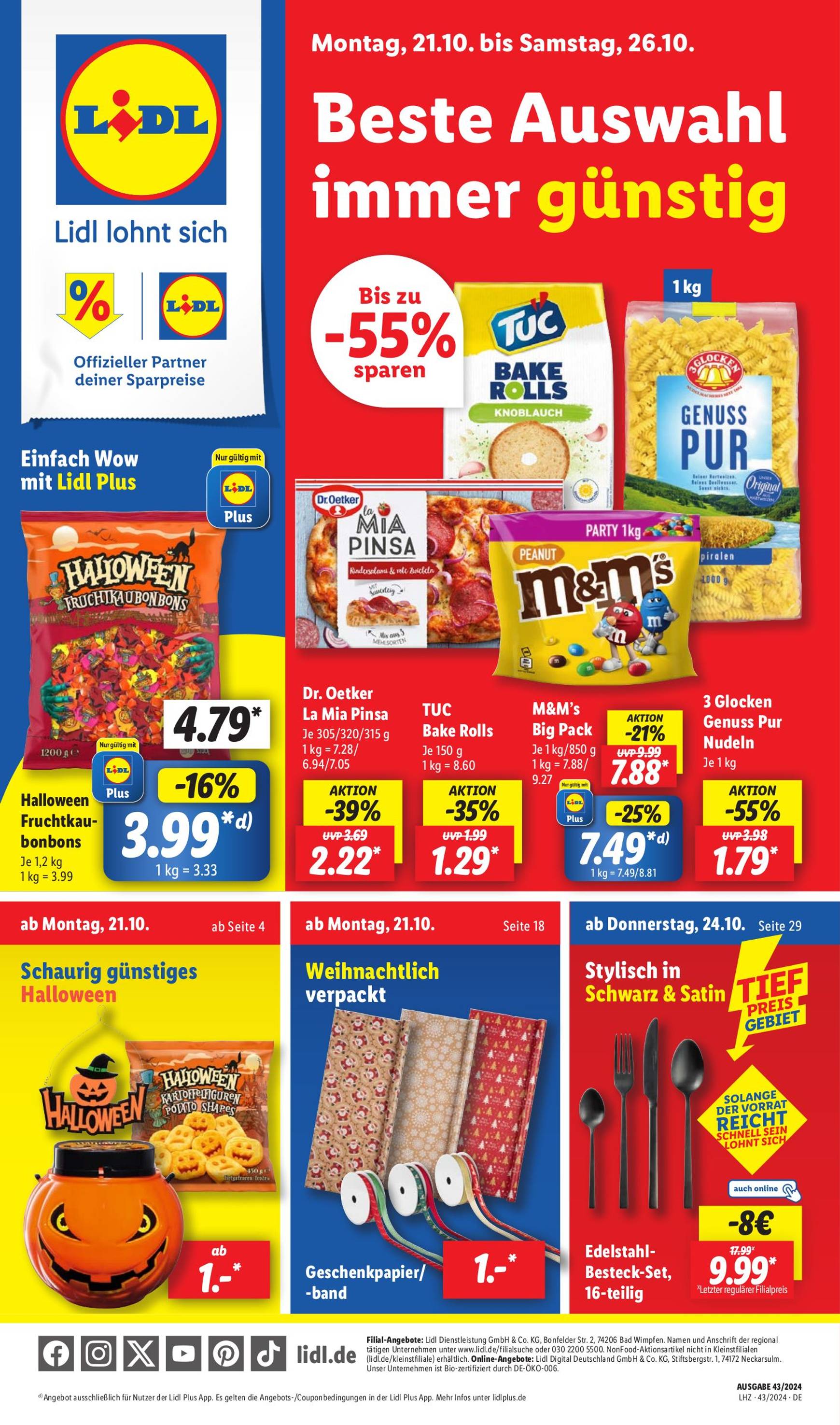 lidl - Lidl-Prospekt gültig von 21.10. bis 26.10.