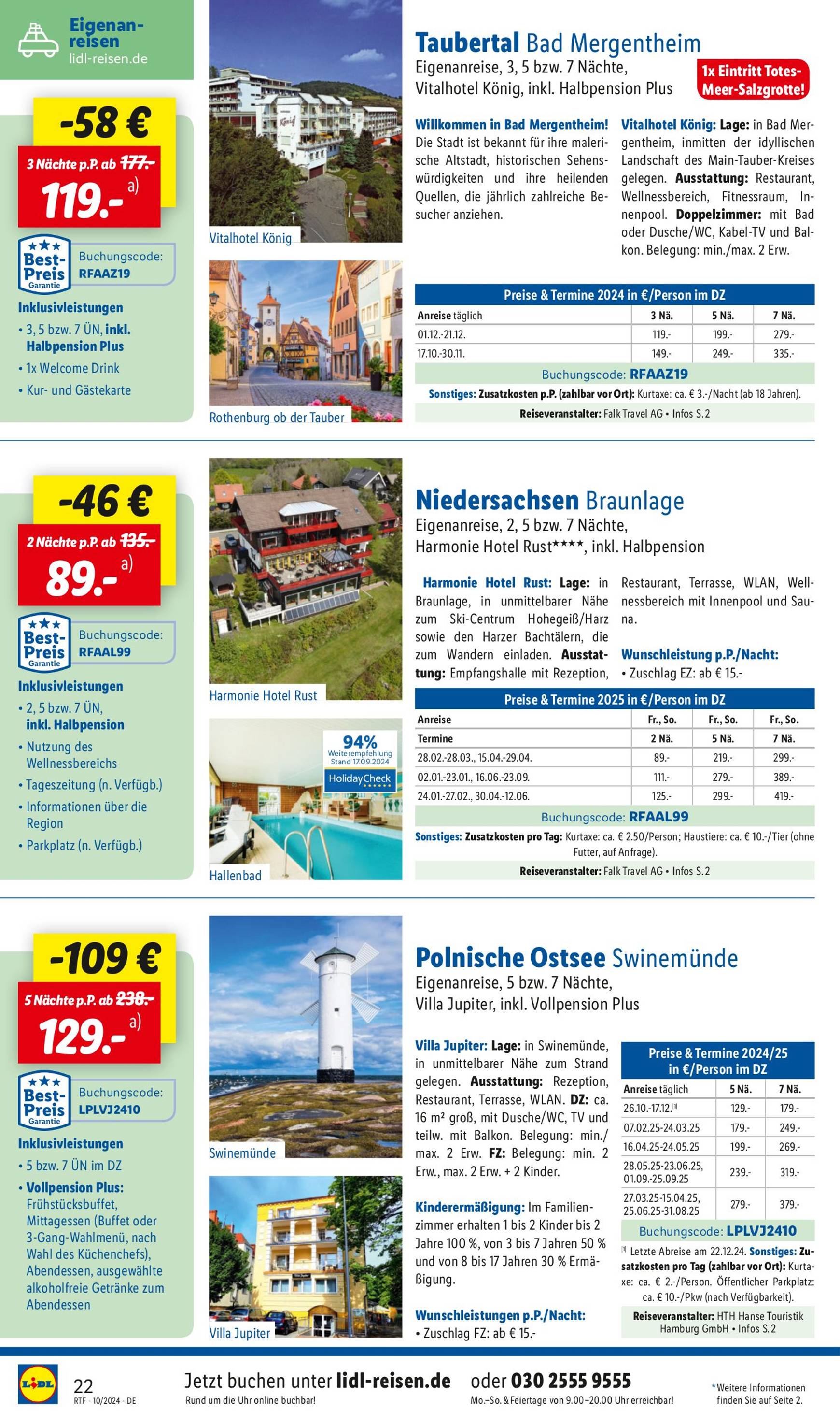 lidl - Lidl-reisen.de-Prospekt gültig von 14.10. bis 27.10. - page: 22