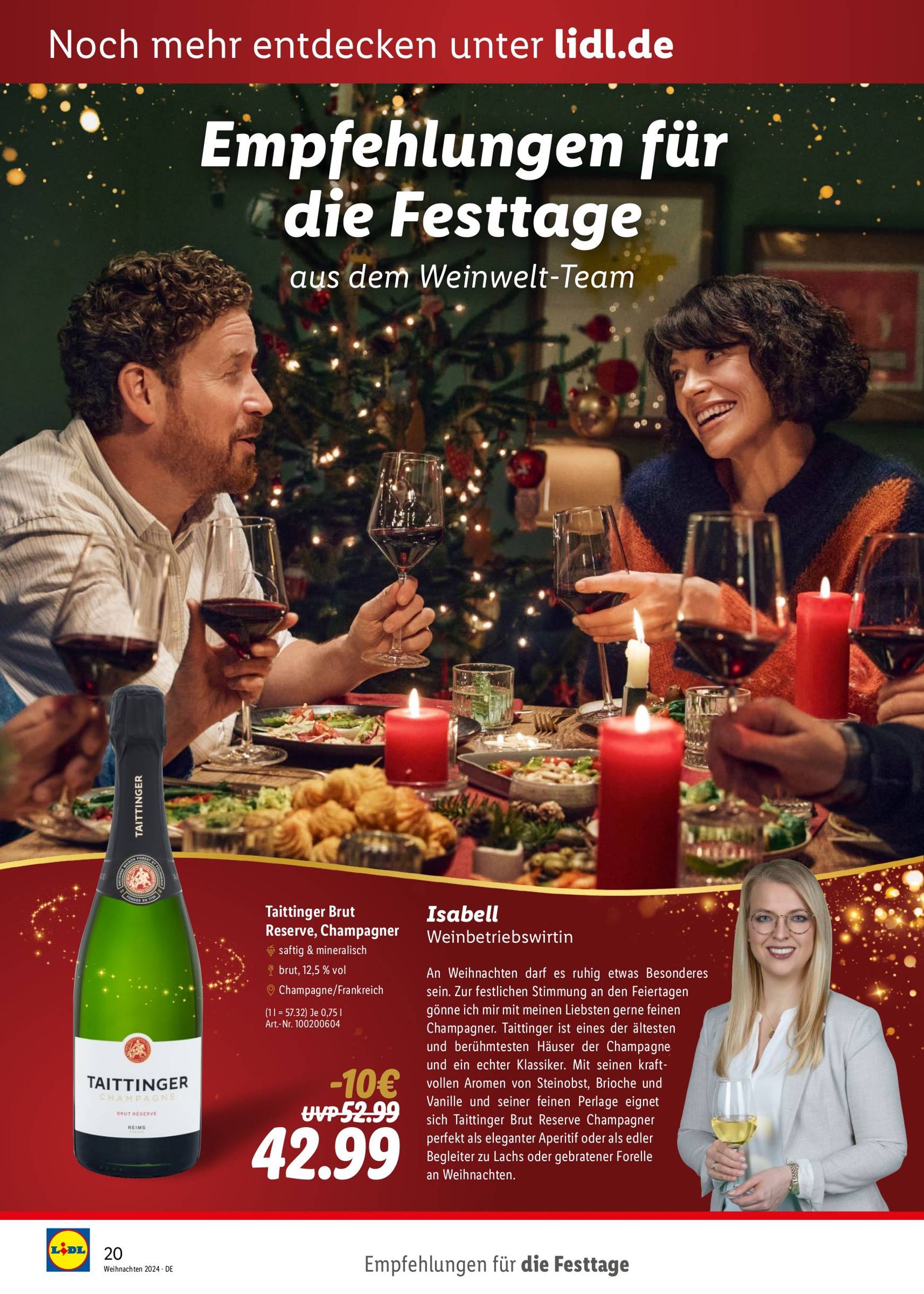 lidl - Lidl - Entkorkt Magazin Weihnachten-Prospekt gültig von 10.11. bis 31.12. - page: 20