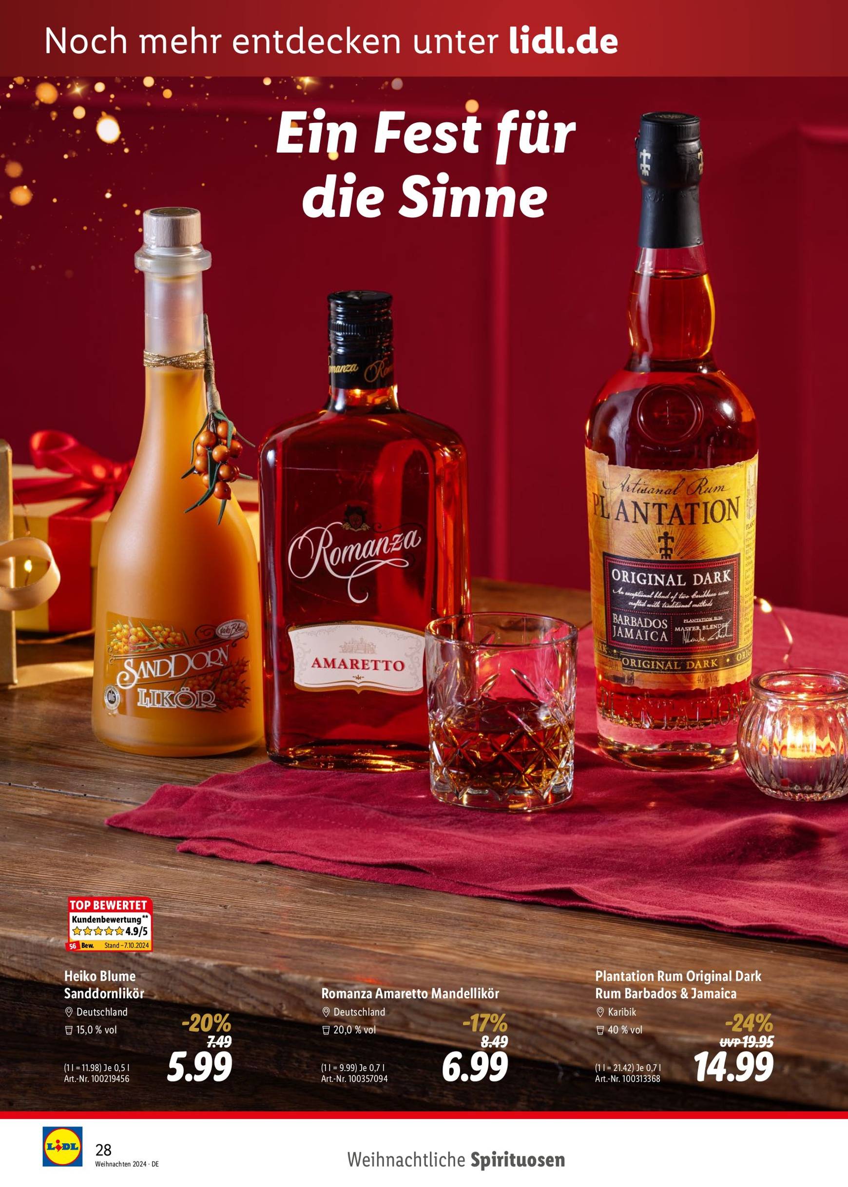 lidl - Lidl - Entkorkt Magazin Weihnachten-Prospekt gültig von 10.11. bis 31.12. - page: 28