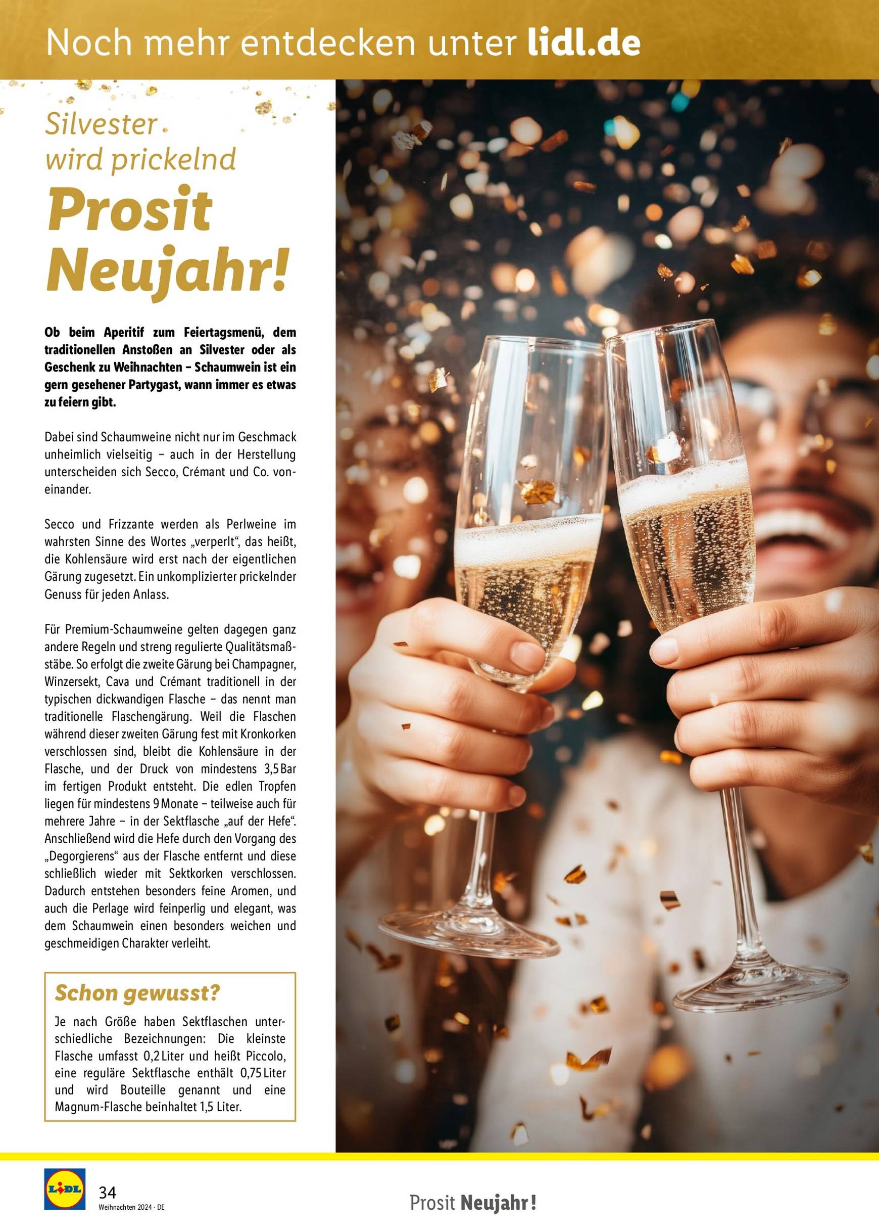 lidl - Lidl - Entkorkt Magazin Weihnachten-Prospekt gültig von 10.11. bis 31.12. - page: 34