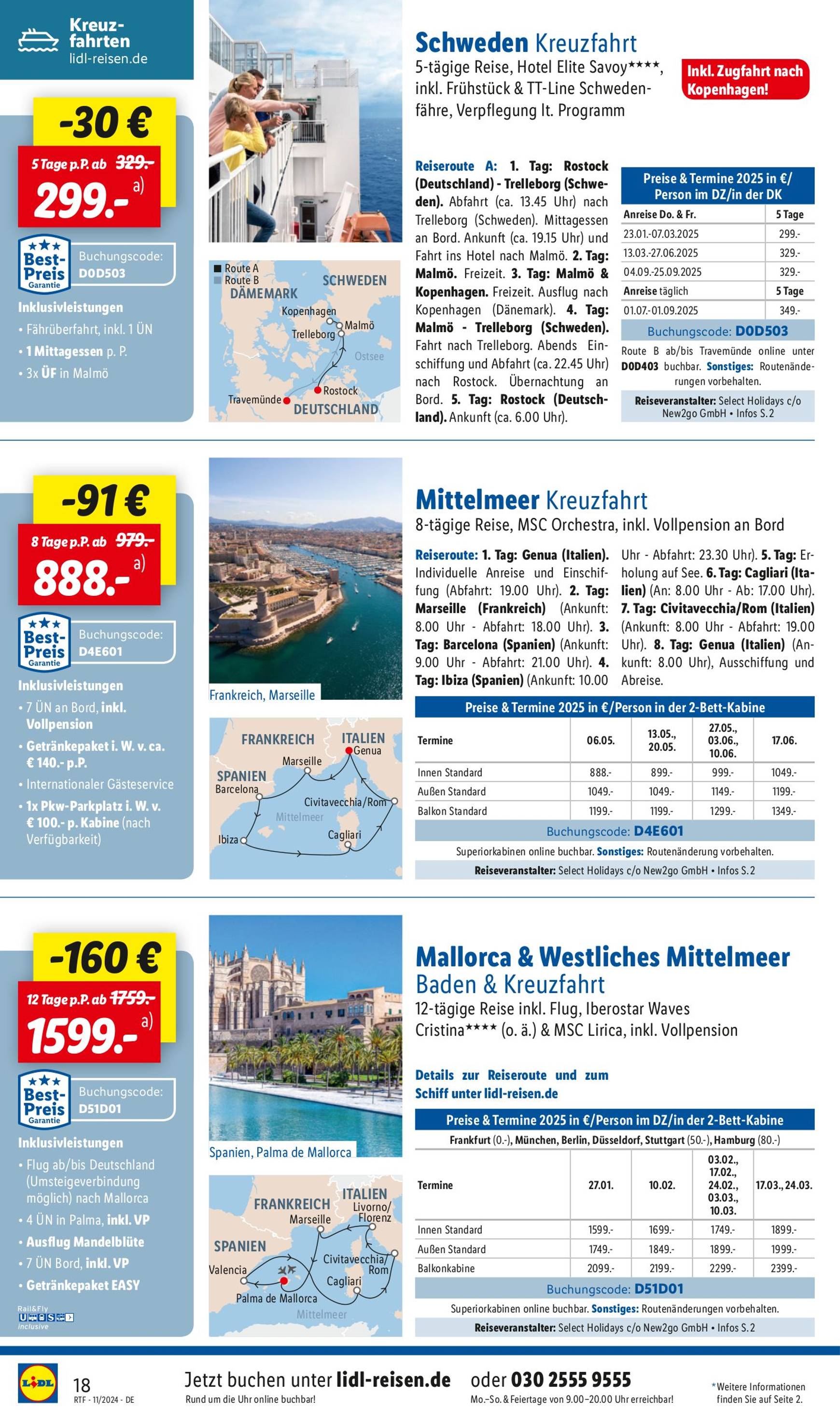 lidl - Lidl-reisen.de-Prospekt gültig von 13.11. bis 15.12. - page: 18