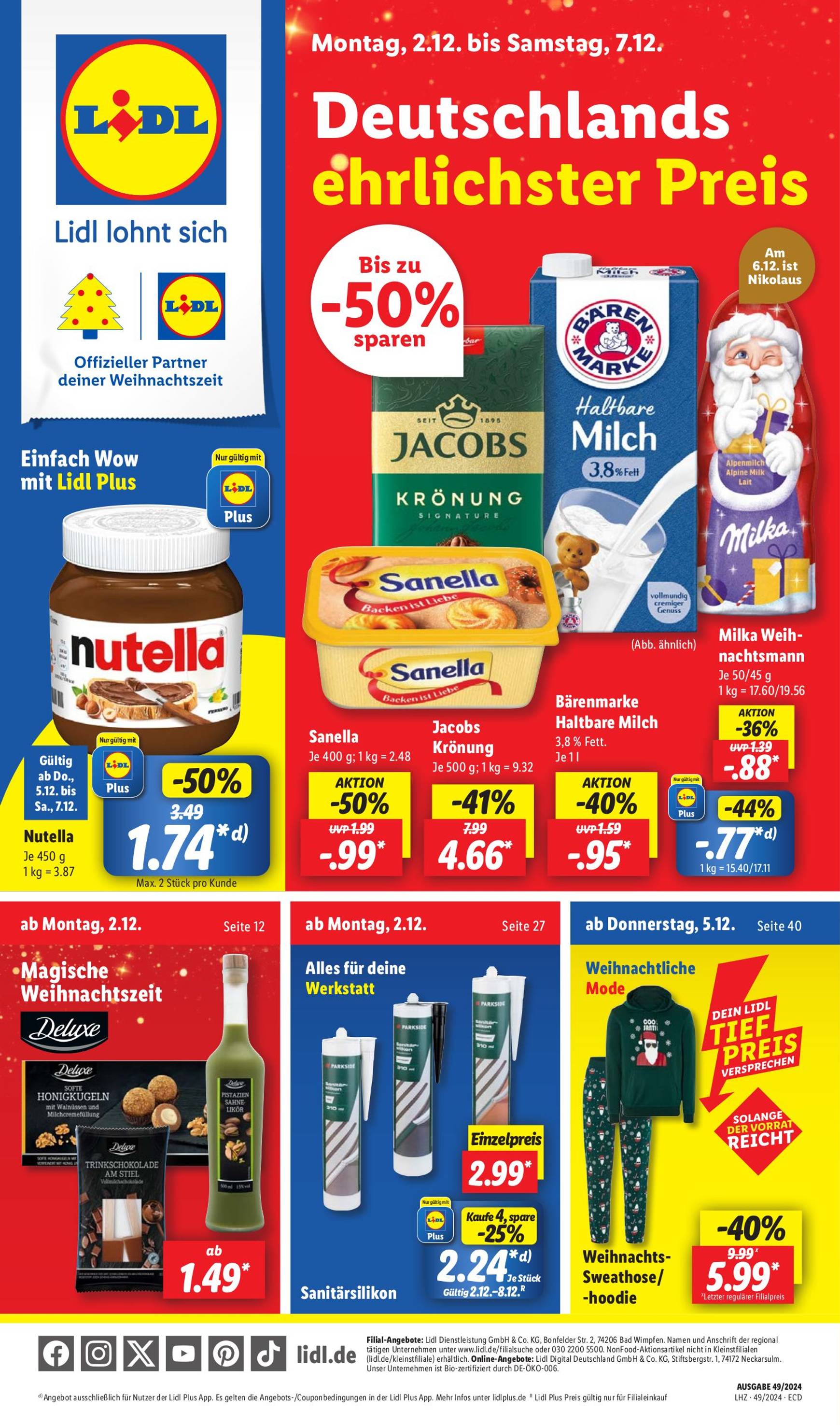 lidl - Lidl-Prospekt gültig von 02.12. bis 07.12.