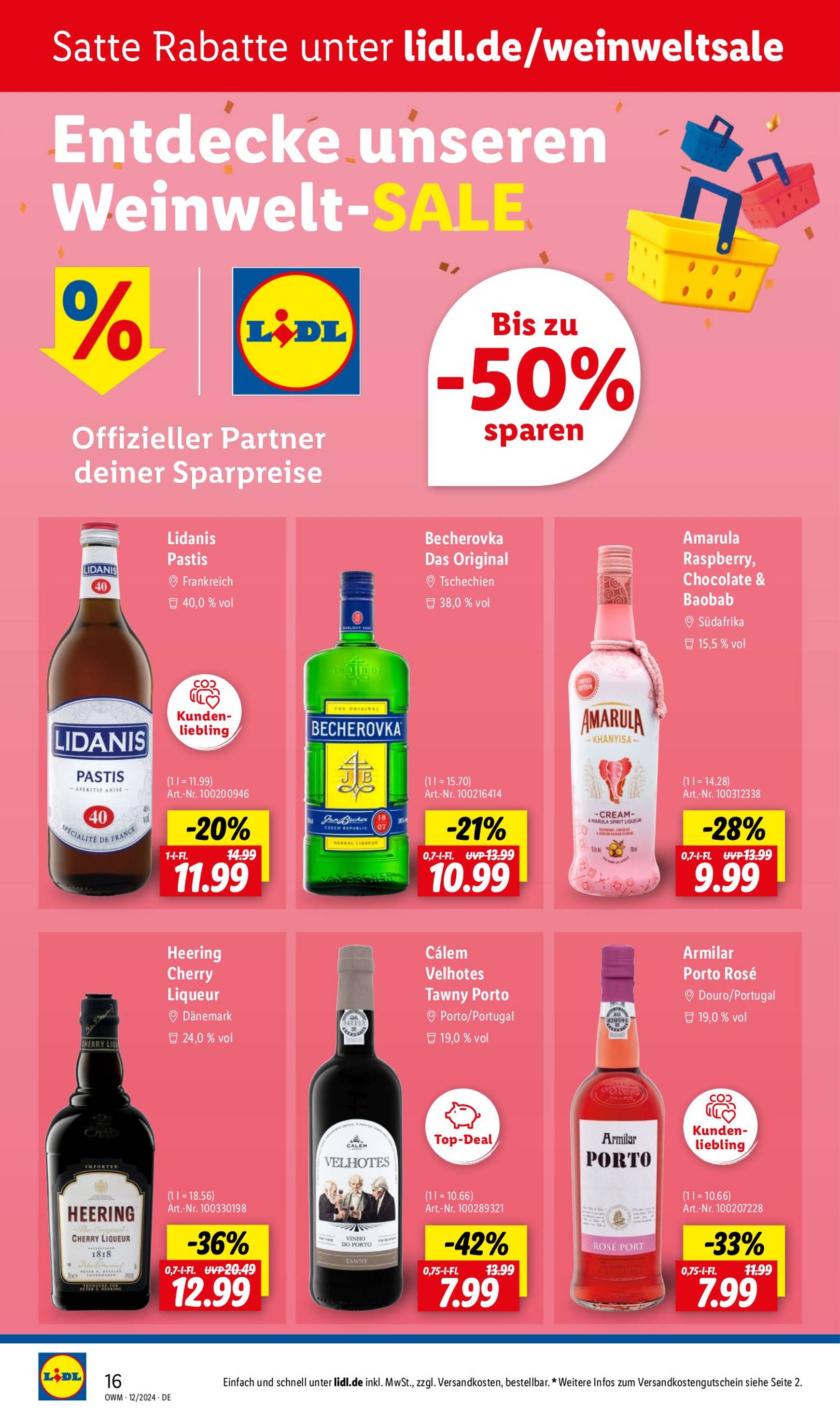 lidl - Lidl - Highlights in der Weinwelt-Prospekt gültig von 01.12. bis 31.12. - page: 16