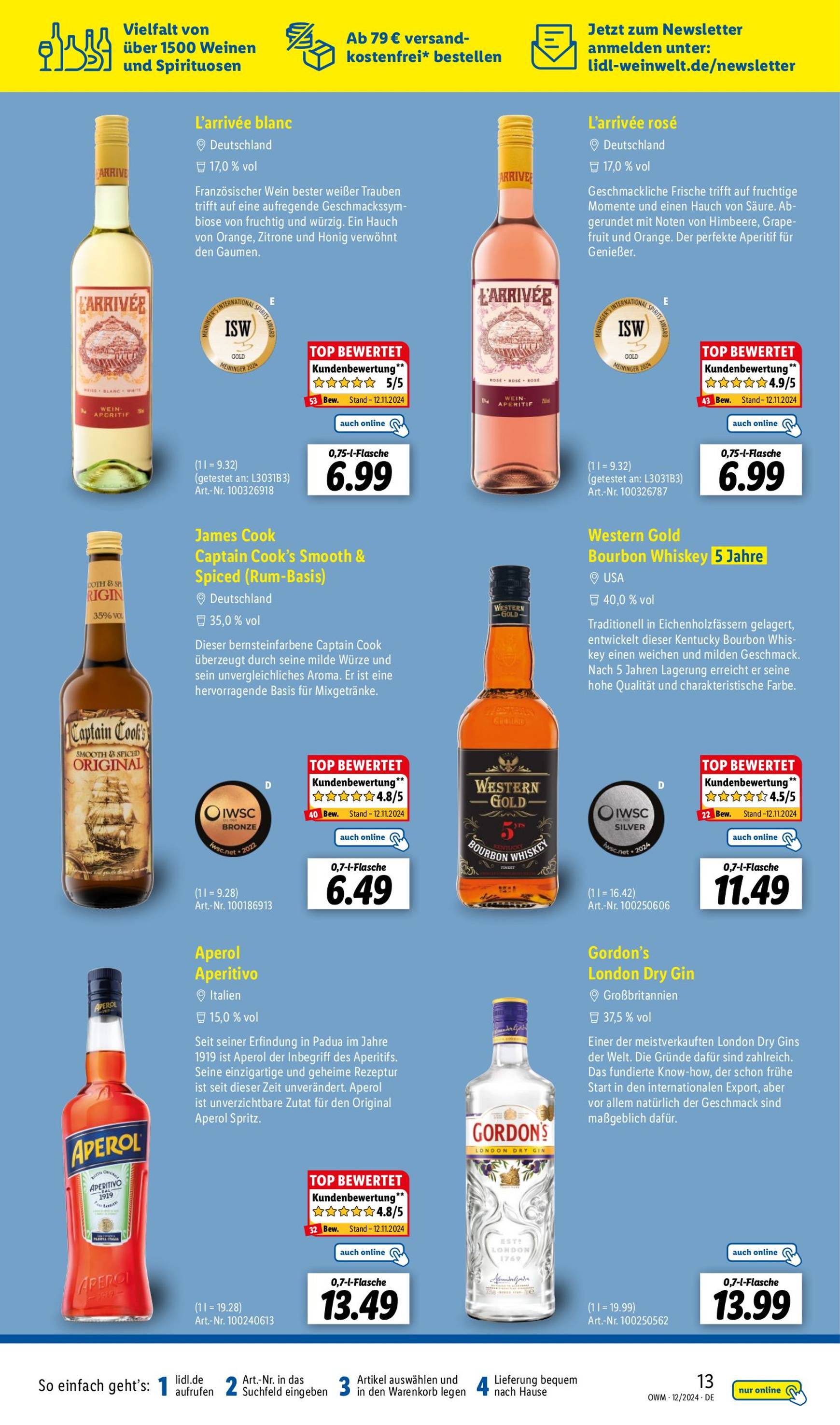 lidl - Lidl - Highlights in der Weinwelt-Prospekt gültig von 01.12. bis 31.12. - page: 13