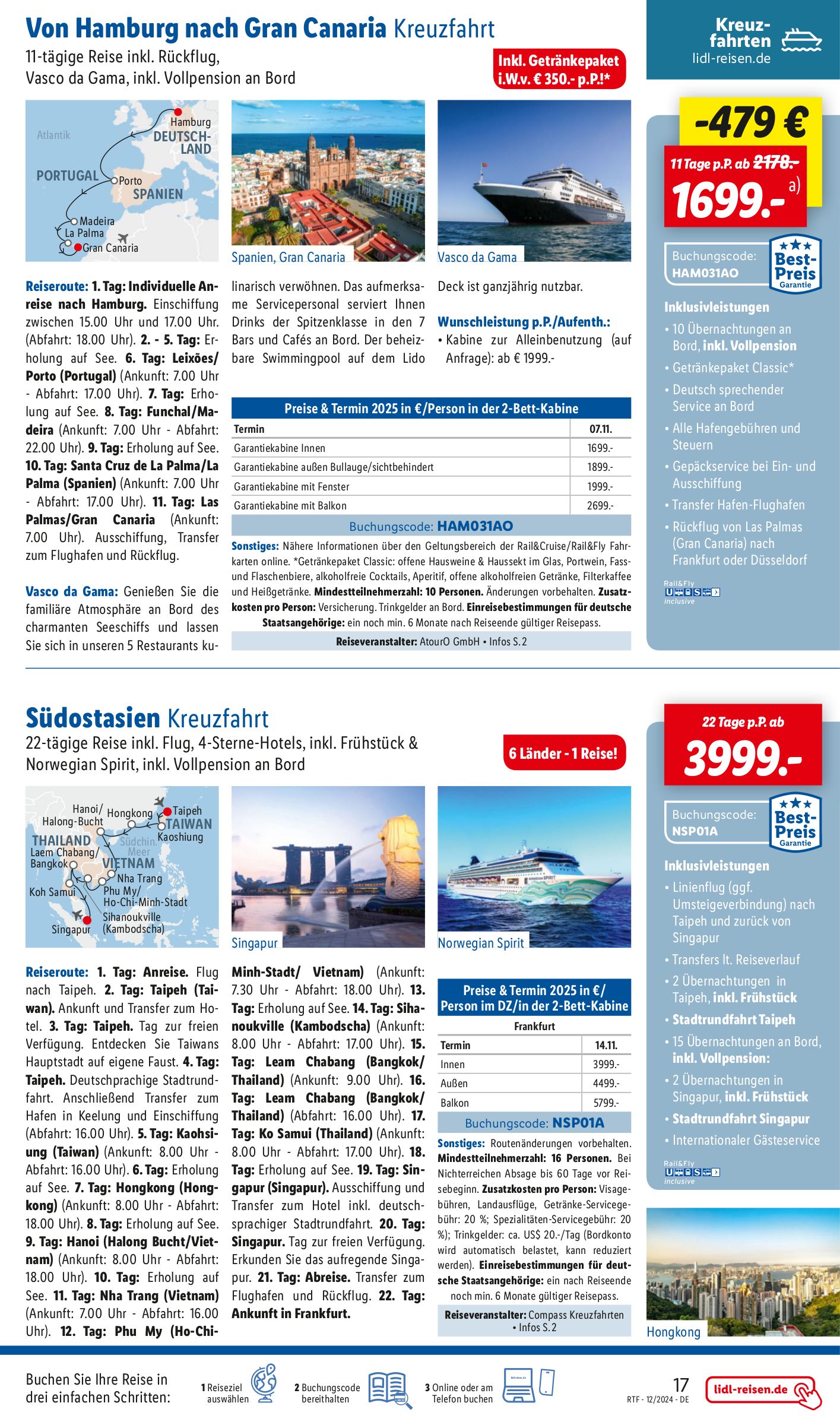 lidl - Lidl - Reisen-Prospekt gültig von 14.12. bis 31.12. - page: 17