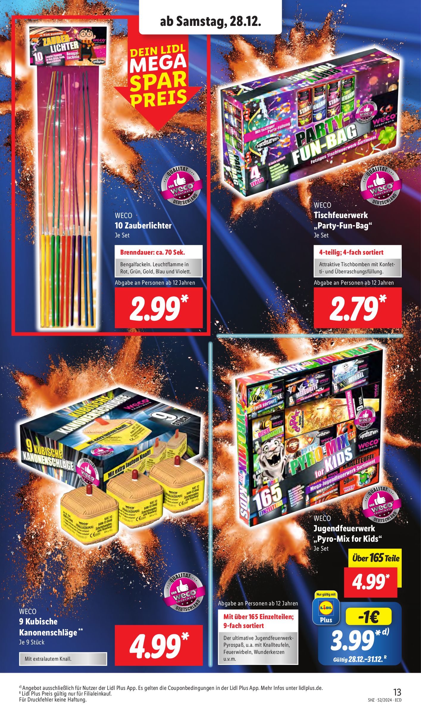 lidl - Lidl - Dein Silvester-Feuerwerk-Prospekt gültig von 28.12. bis 31.12. - page: 13