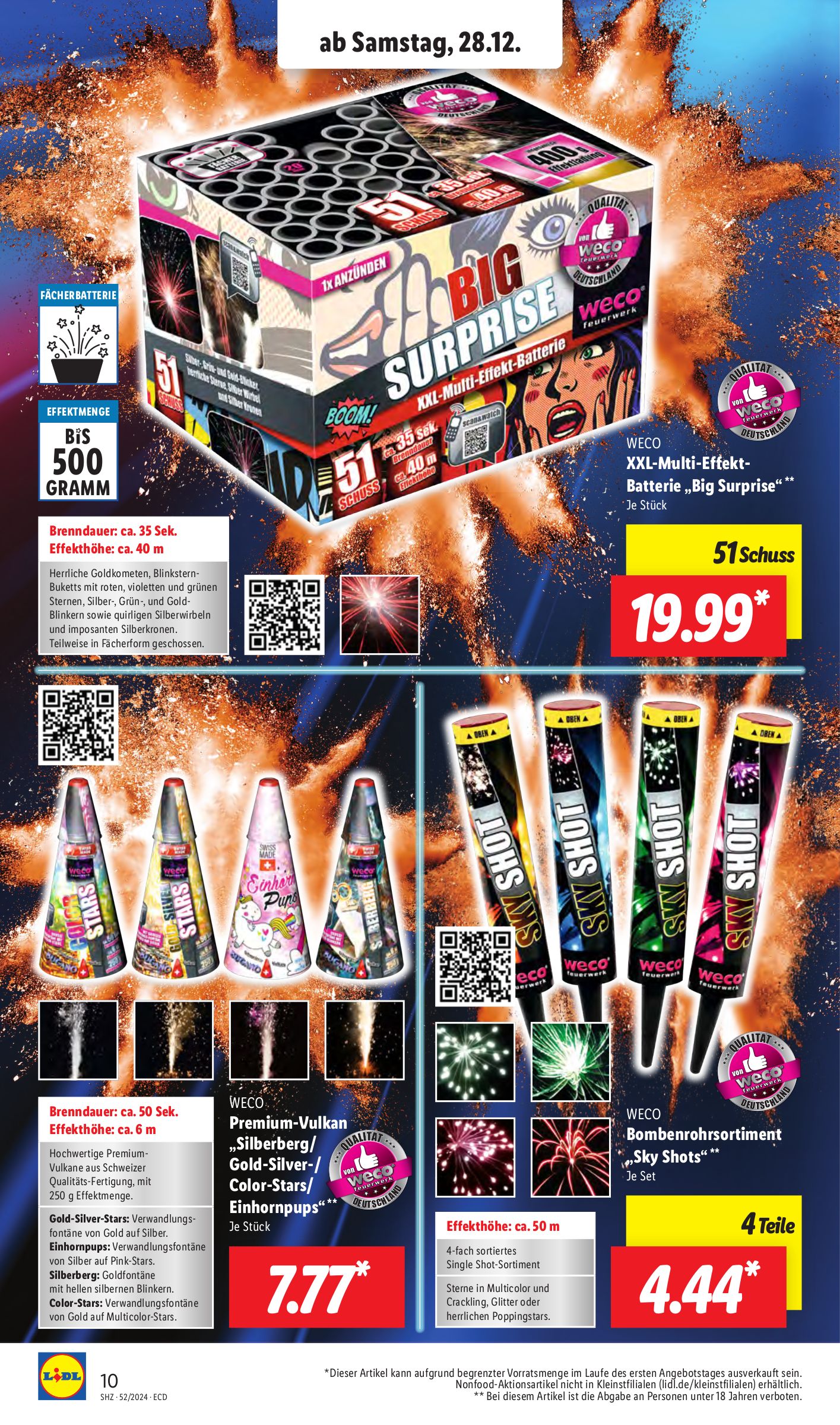 lidl - Lidl - Dein Silvester-Feuerwerk-Prospekt gültig von 28.12. bis 31.12. - page: 10