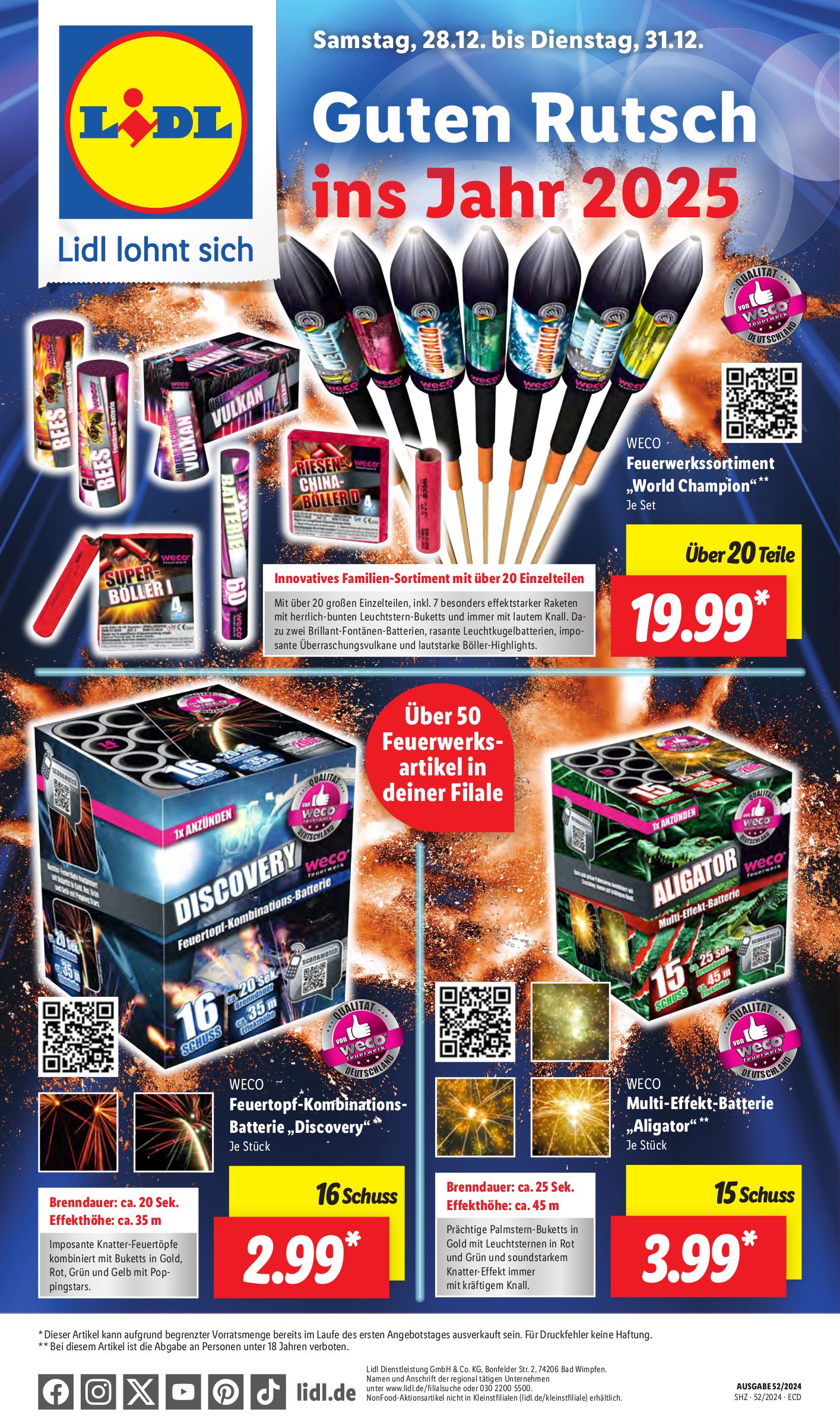 lidl - Lidl - Dein Silvester-Feuerwerk-Prospekt gültig von 28.12. bis 31.12.