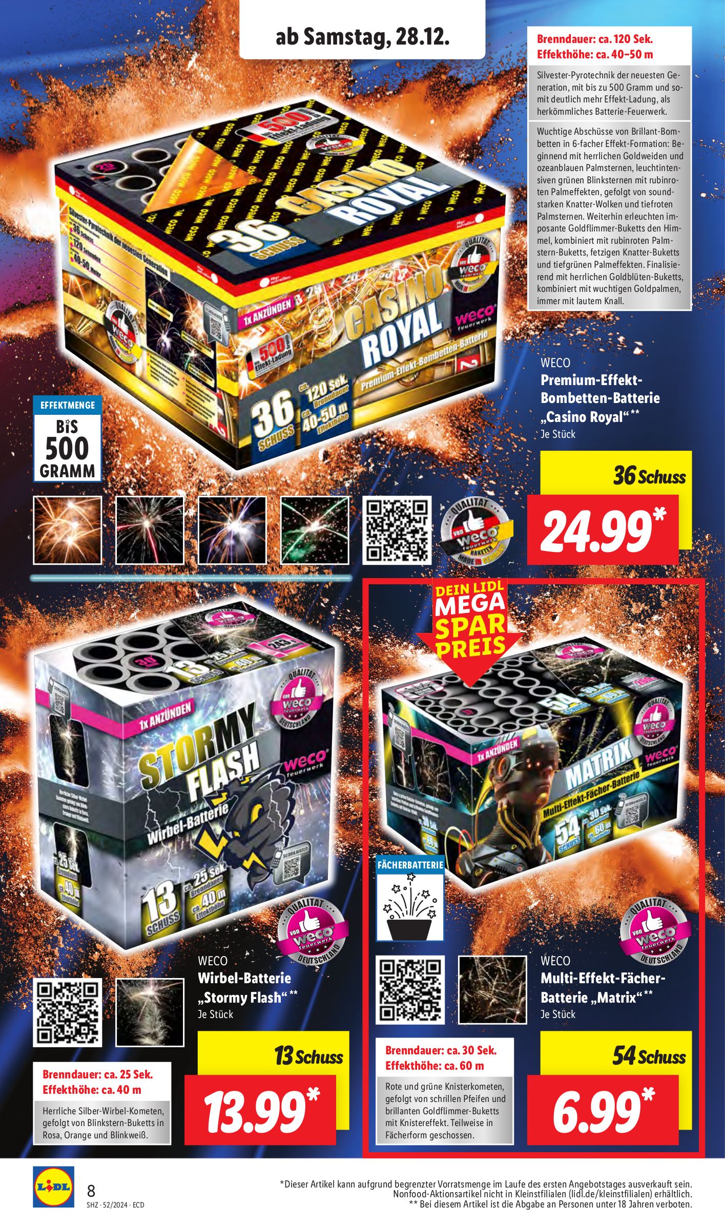 lidl - Lidl - Dein Silvester-Feuerwerk-Prospekt gültig von 28.12. bis 31.12. - page: 8