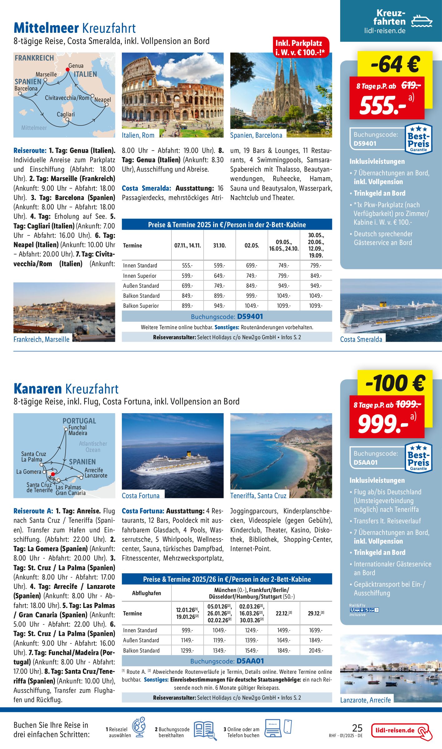lidl - Lidl-reisen.de-Prospekt gültig von 30.12. bis 31.01. - page: 25