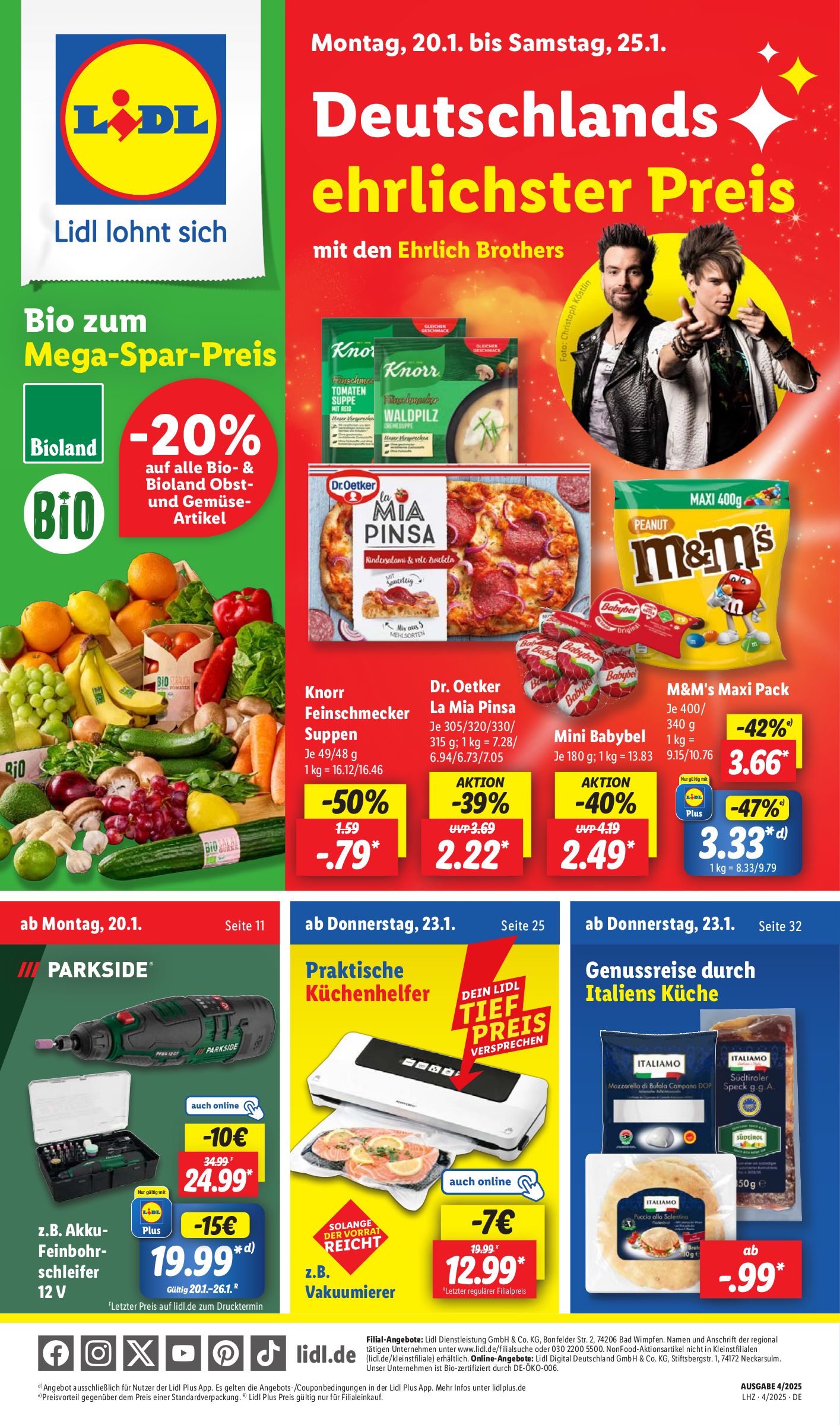 lidl - Lidl-Prospekt gültig von 20.01. bis 25.01.