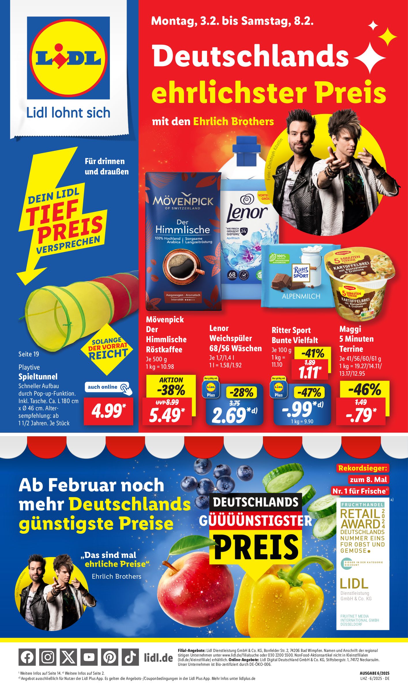 lidl - Lidl-Prospekt gültig von 03.02. bis 08.02. - page: 1