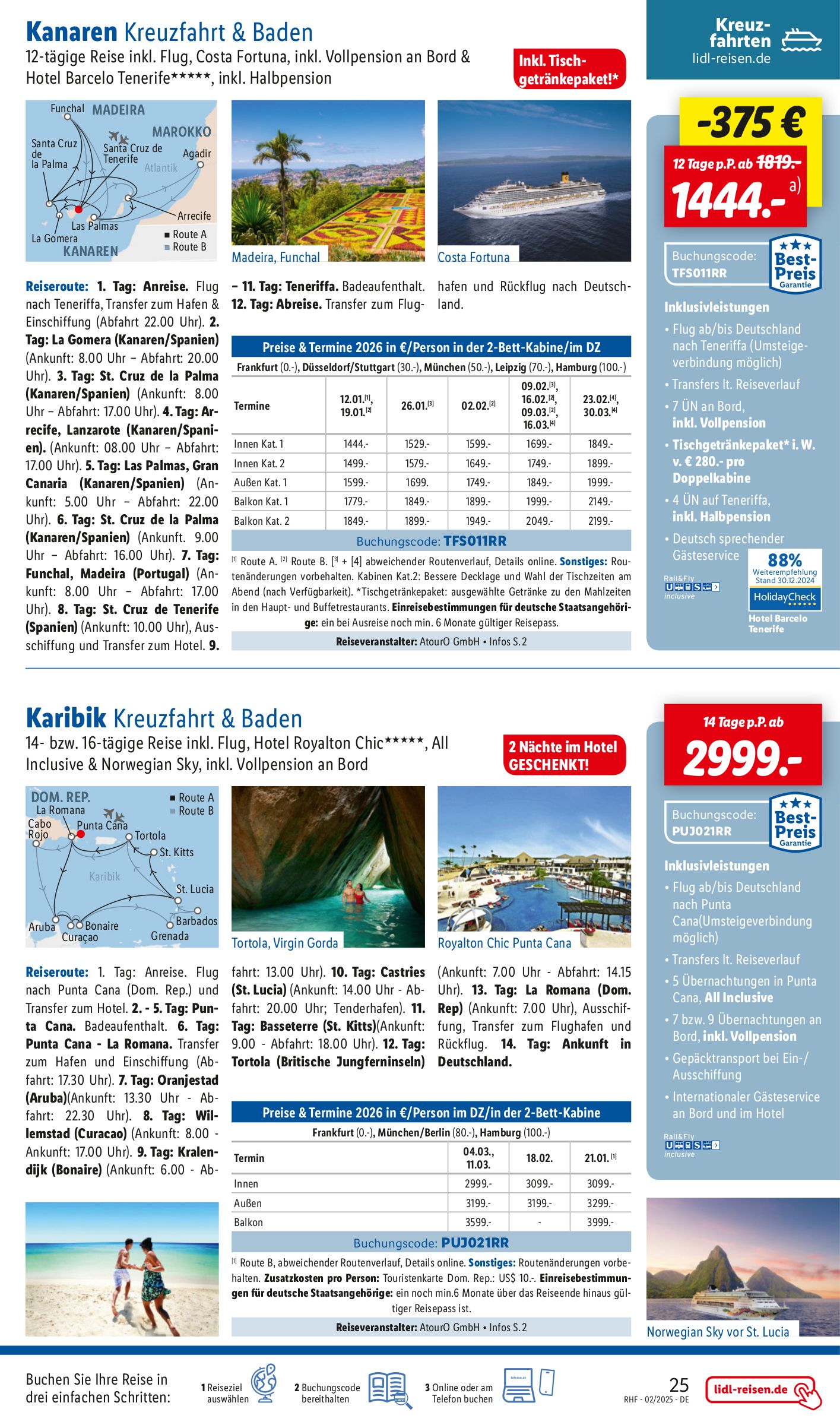 lidl - Lidl-reisen.de-Prospekt gültig von 29.01. bis 08.02. - page: 25