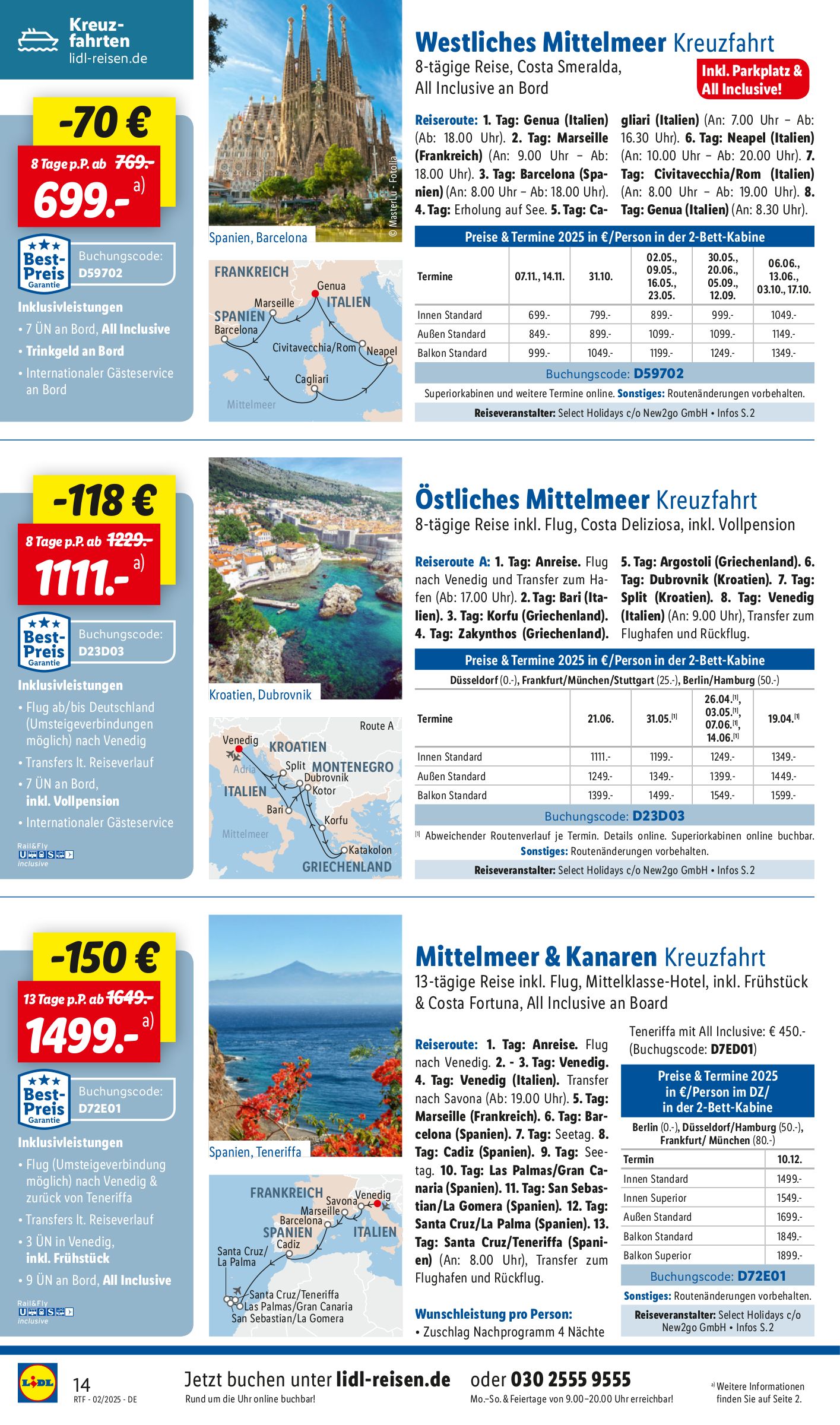 lidl - Lidl-reisen.de-Prospekt gültig von 12.02. bis 25.02. - page: 14