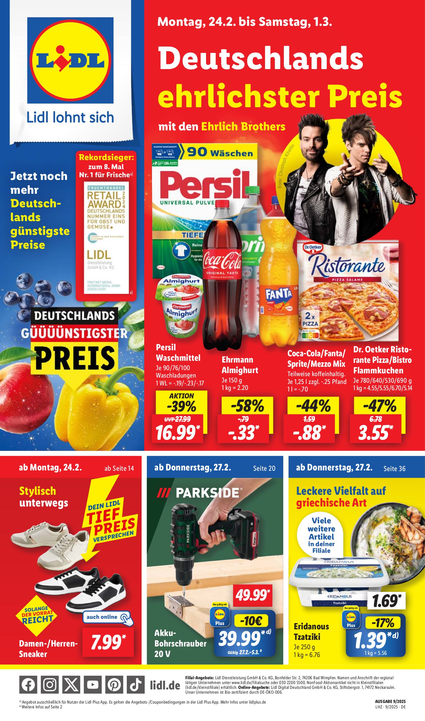 lidl - Lidl-Prospekt gültig von 24.02. bis 01.03. - page: 1