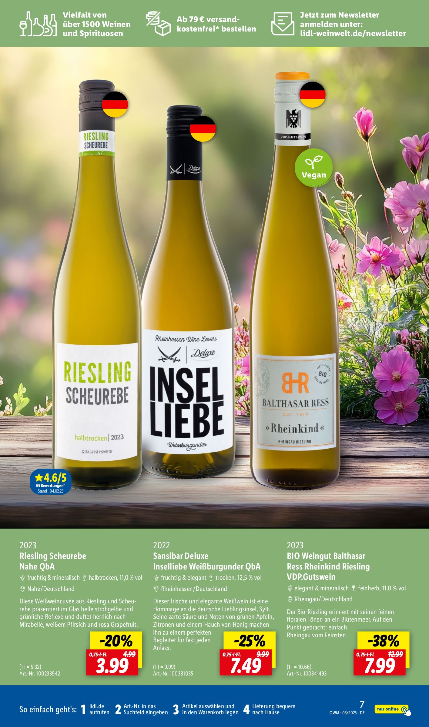 lidl - Lidl - Highlights in der Weinwelt-Prospekt gültig von 01.03. bis 31.03. - page: 7