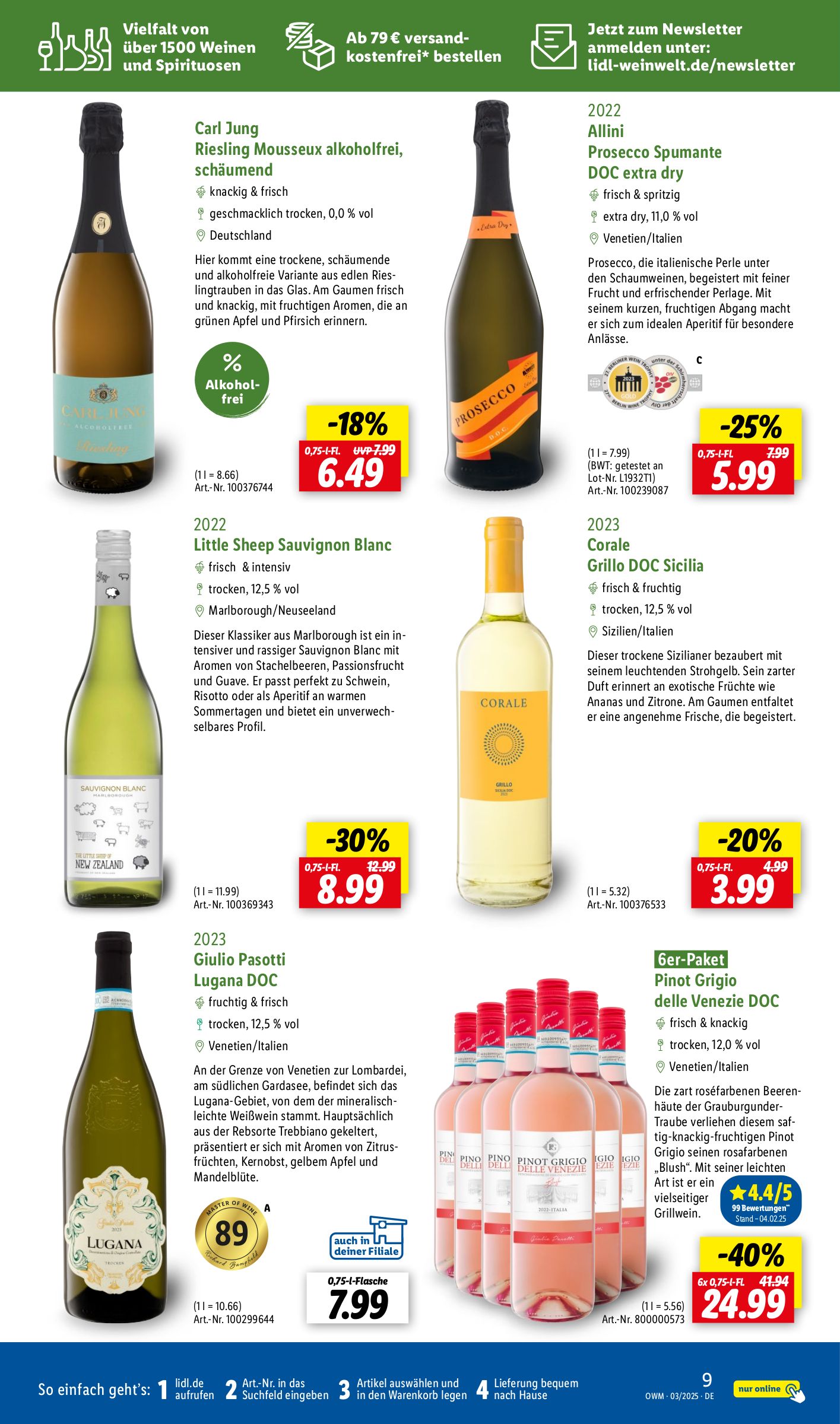 lidl - Lidl - Highlights in der Weinwelt-Prospekt gültig von 01.03. bis 31.03. - page: 9