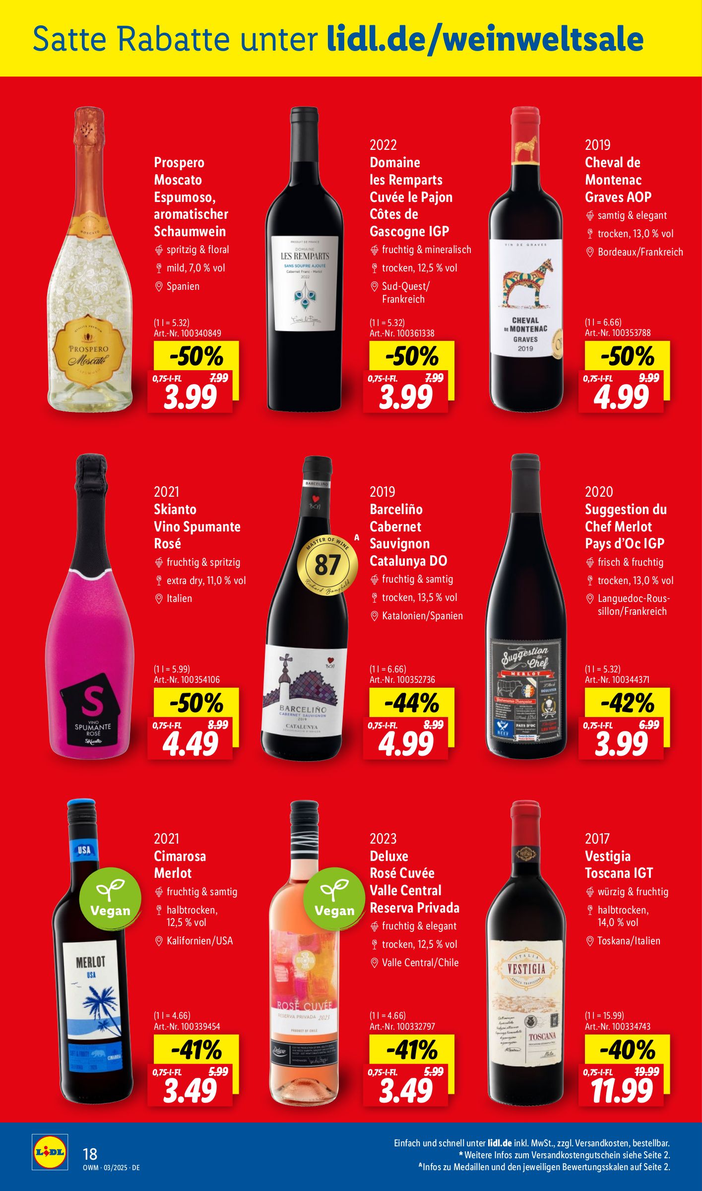 lidl - Lidl - Highlights in der Weinwelt-Prospekt gültig von 01.03. bis 31.03. - page: 18