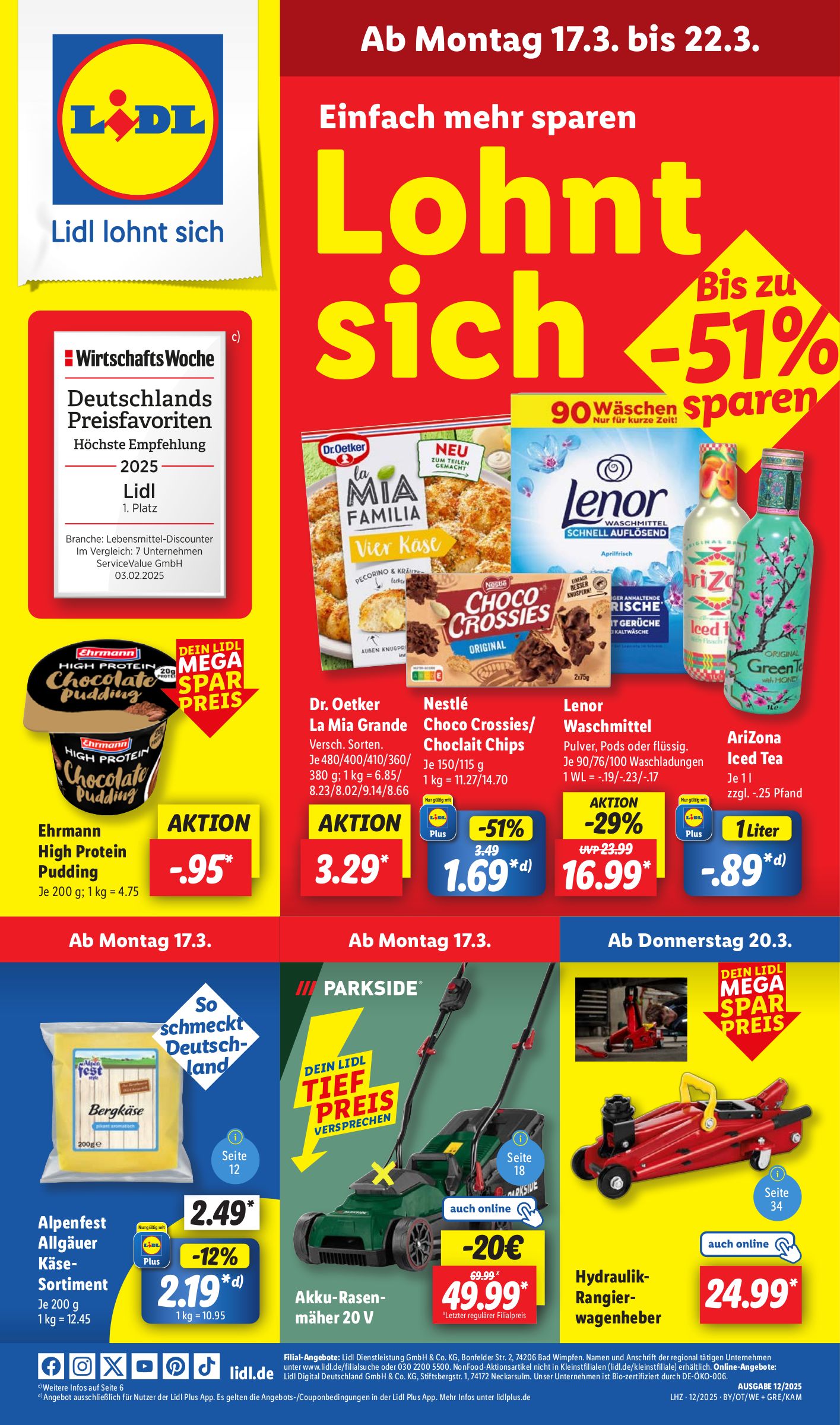 lidl - Lidl-Prospekt gültig von 17.03. bis 22.03.