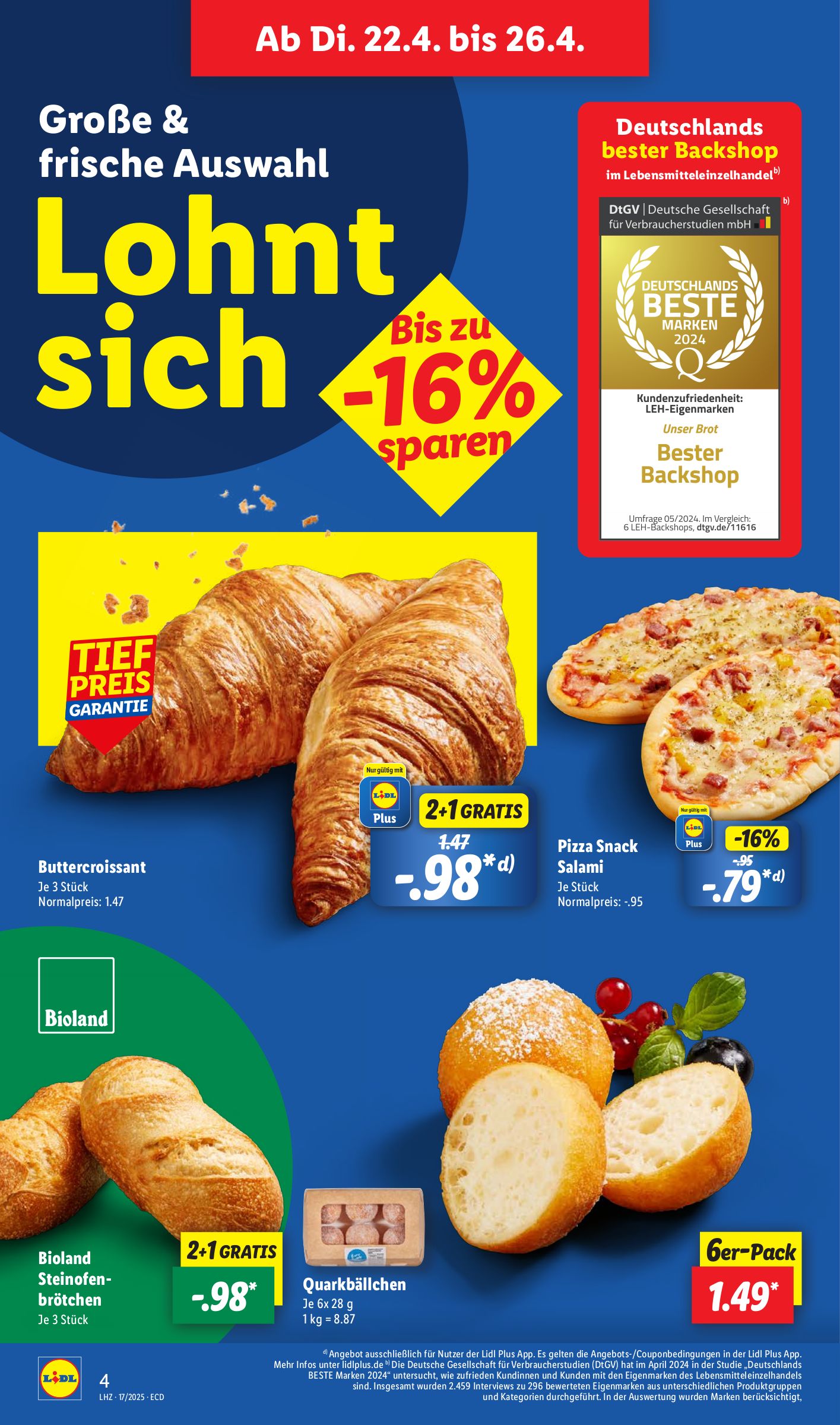 lidl - Lidl-Prospekt gültig von 22.04. bis 26.04. - page: 4 lidl - Lidl-Prospekt gültig von 22.04. bis 26.04. - page: 4
