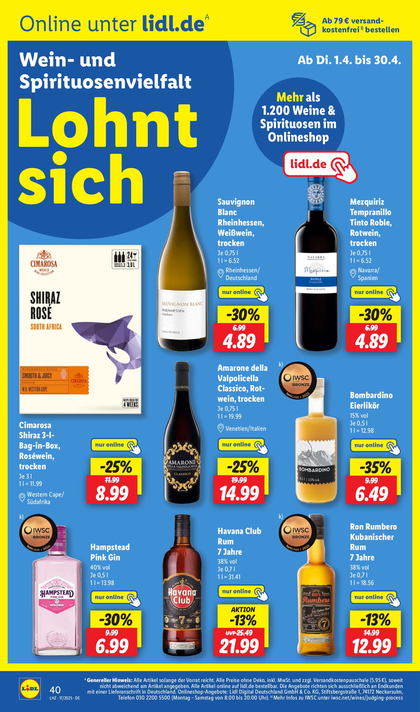 lidl - Lidl-Prospekt gültig von 22.04. bis 26.04. - page: 54 lidl - Lidl-Prospekt gültig von 22.04. bis 26.04. - page: 54