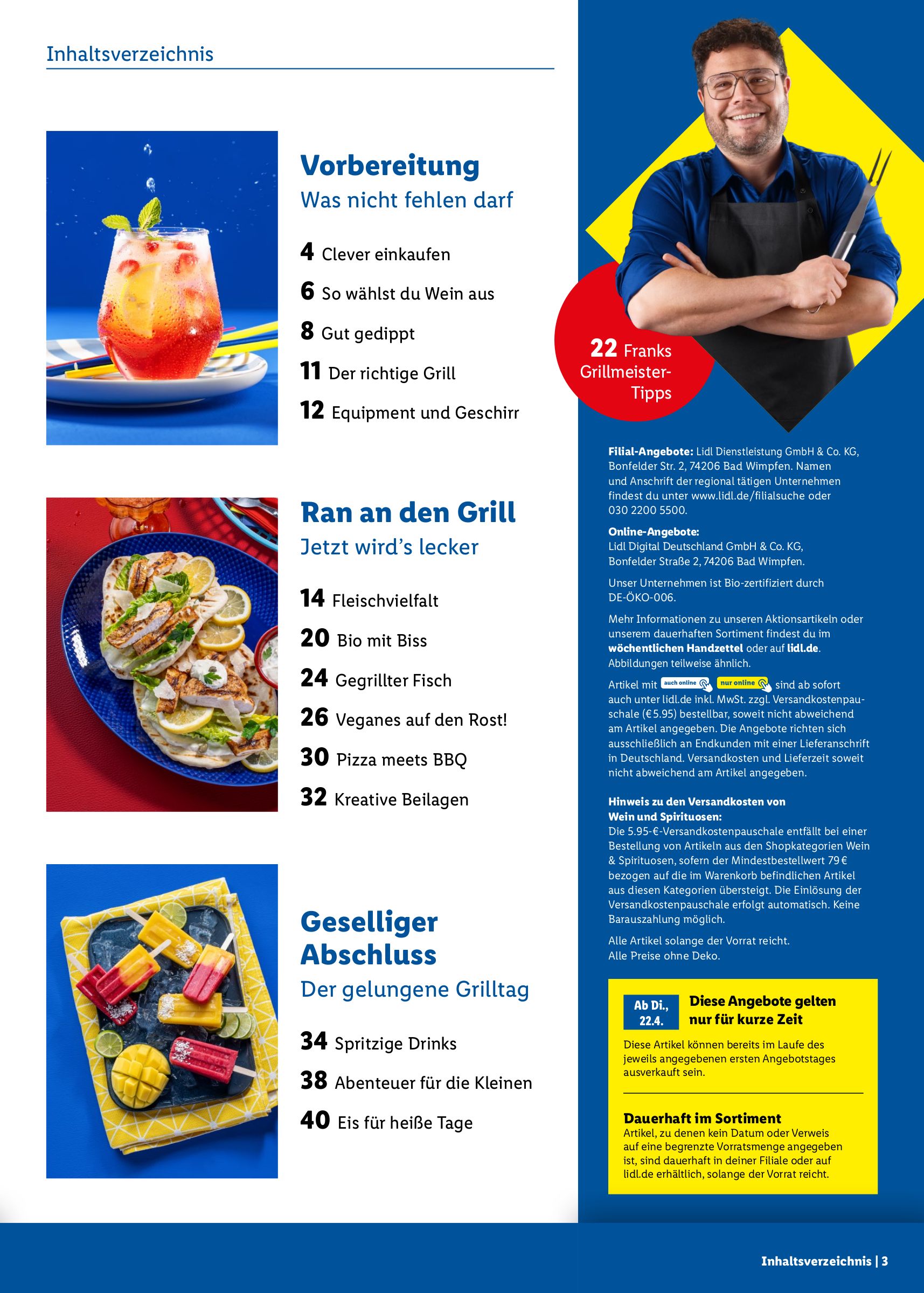 lidl - Lidl - Grillmagazin-Prospekt gültig von 21.04. bis 31.07. - page: 3 lidl - Lidl - Grillmagazin-Prospekt gültig von 21.04. bis 31.07. - page: 3