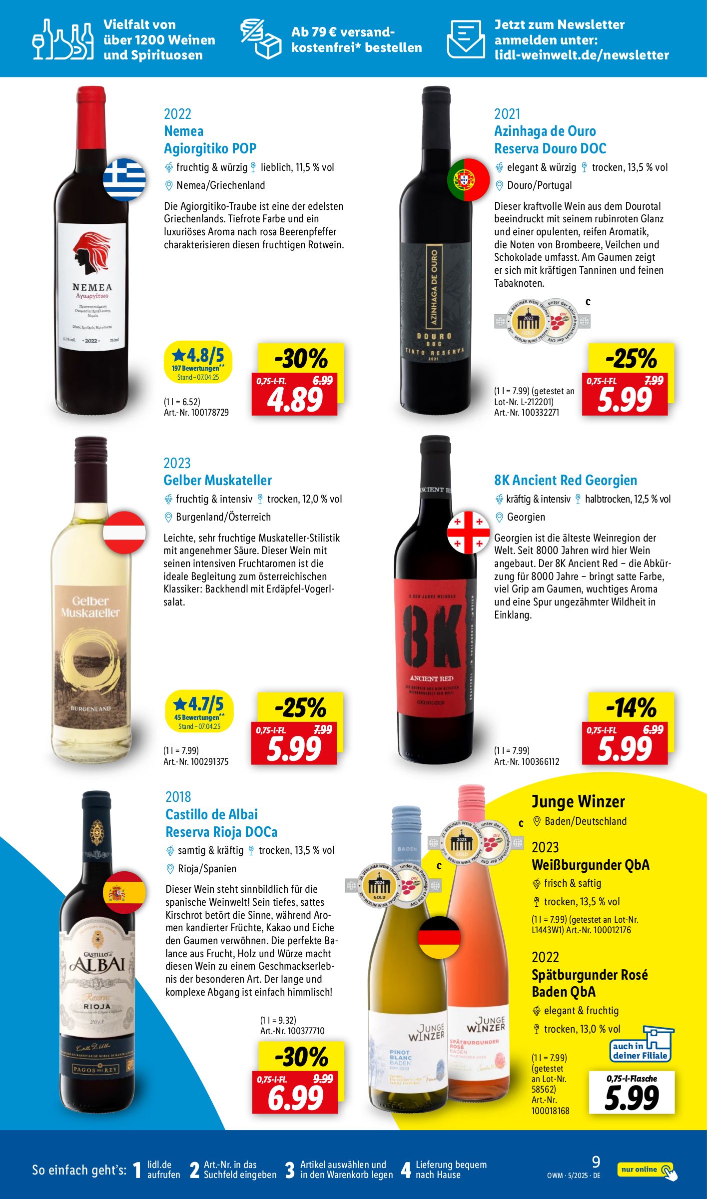 lidl - Lidl - Unsere Monats-Highlights-Prospekt gültig von 01.05. bis 31.05. - page: 9
