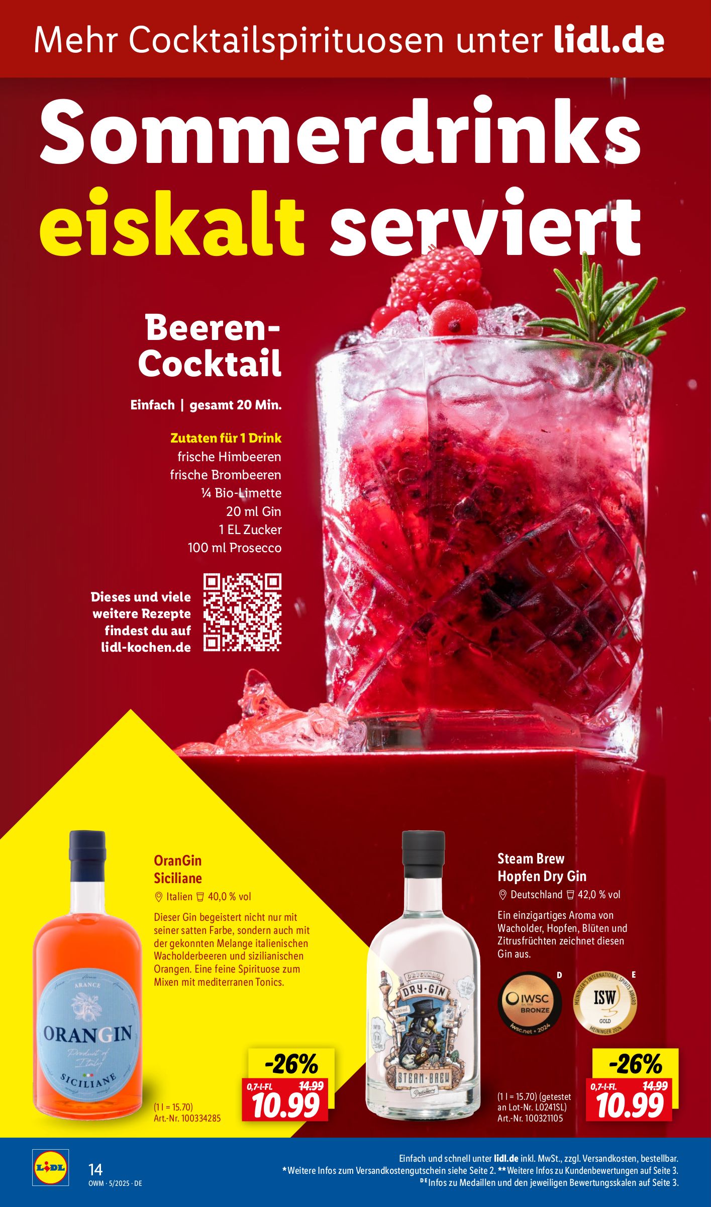 lidl - Lidl - Unsere Monats-Highlights-Prospekt gültig von 01.05. bis 31.05. - page: 14