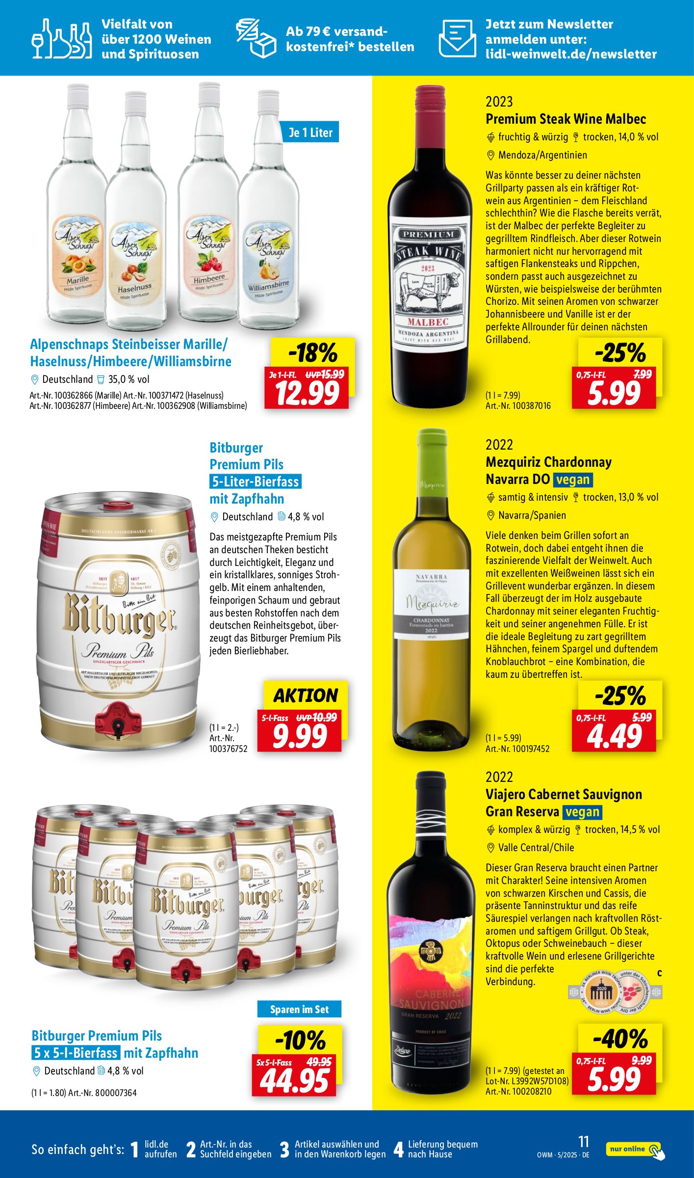 lidl - Lidl - Unsere Monats-Highlights-Prospekt gültig von 01.05. bis 31.05. - page: 11