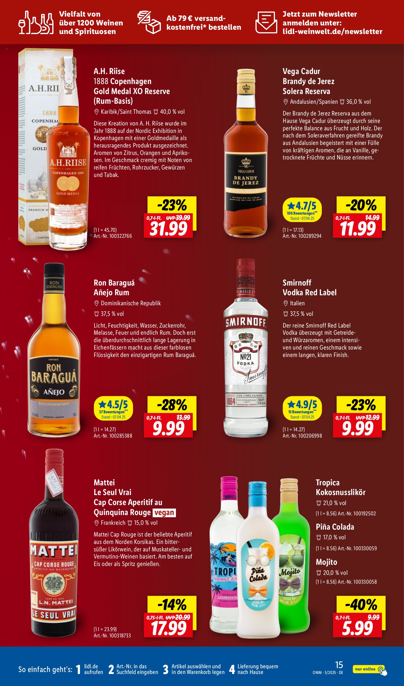 lidl - Lidl - Unsere Monats-Highlights-Prospekt gültig von 01.05. bis 31.05. - page: 15